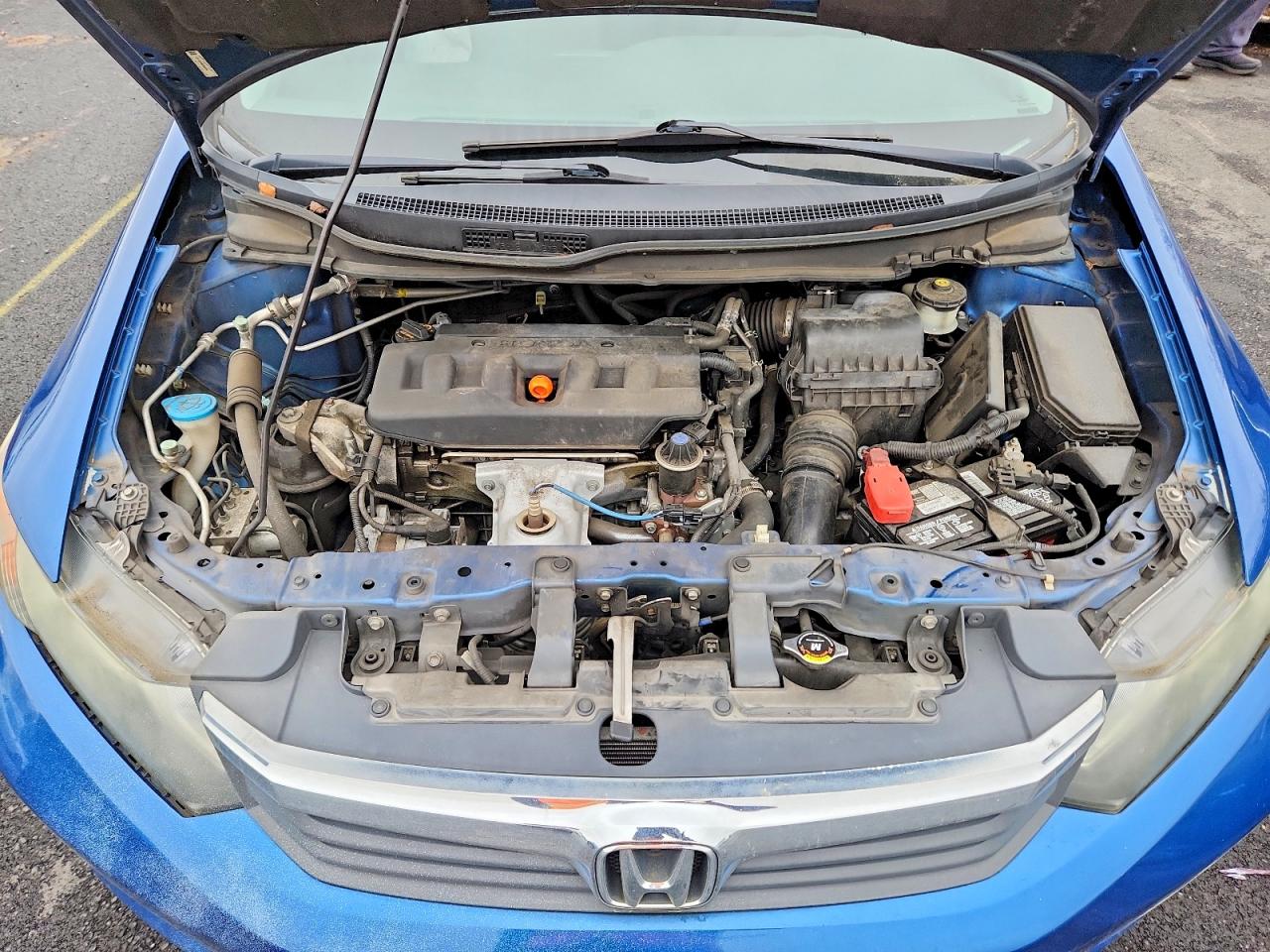 2012 Honda Civic Lx Blue vin: 19XFB2F59CE060762