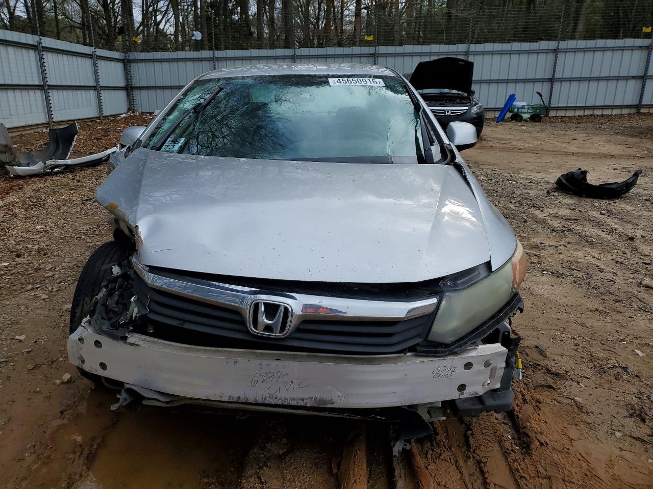 2012 Honda Civic Lx Silver vin: 19XFB2F59CE061524