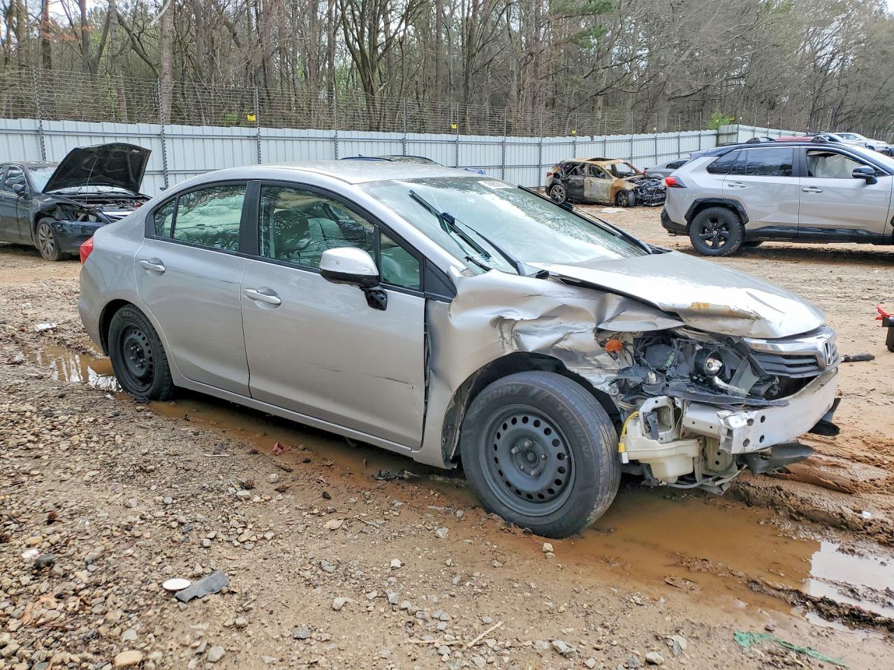 2012 Honda Civic Lx Silver vin: 19XFB2F59CE061524
