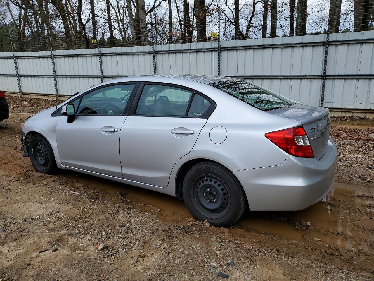 2012 Honda Civic Lx Silver vin: 19XFB2F59CE061524