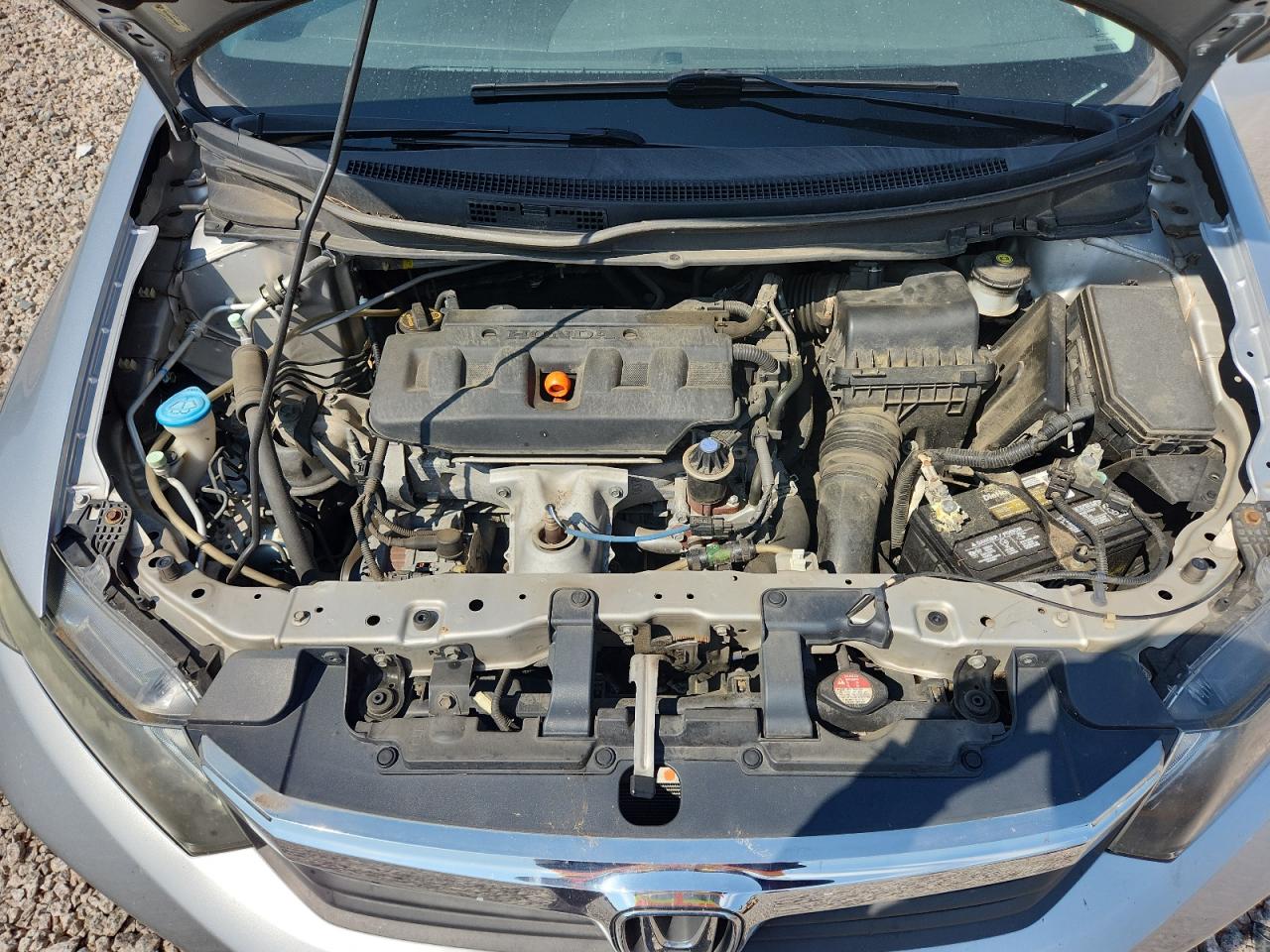 2012 Honda Civic Lx Silver vin: 19XFB2F59CE064004