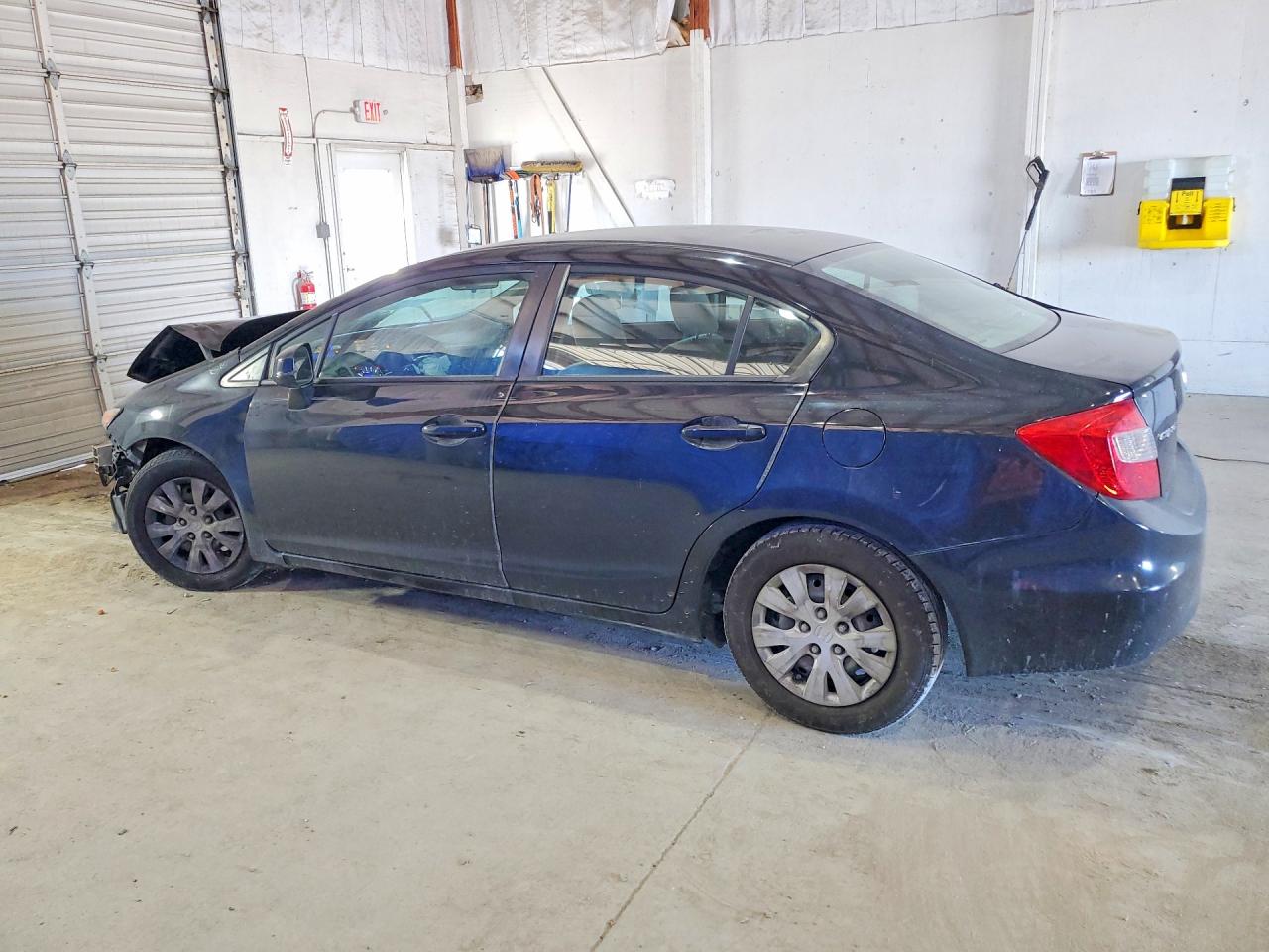2012 Honda Civic Lx Black vin: 19XFB2F59CE071485