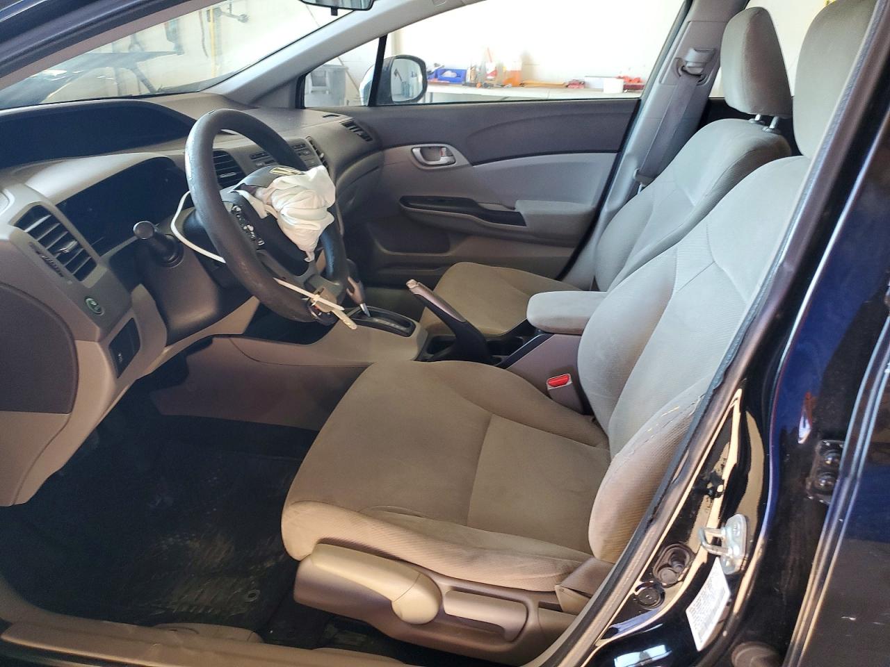 2012 Honda Civic Lx Black vin: 19XFB2F59CE071485