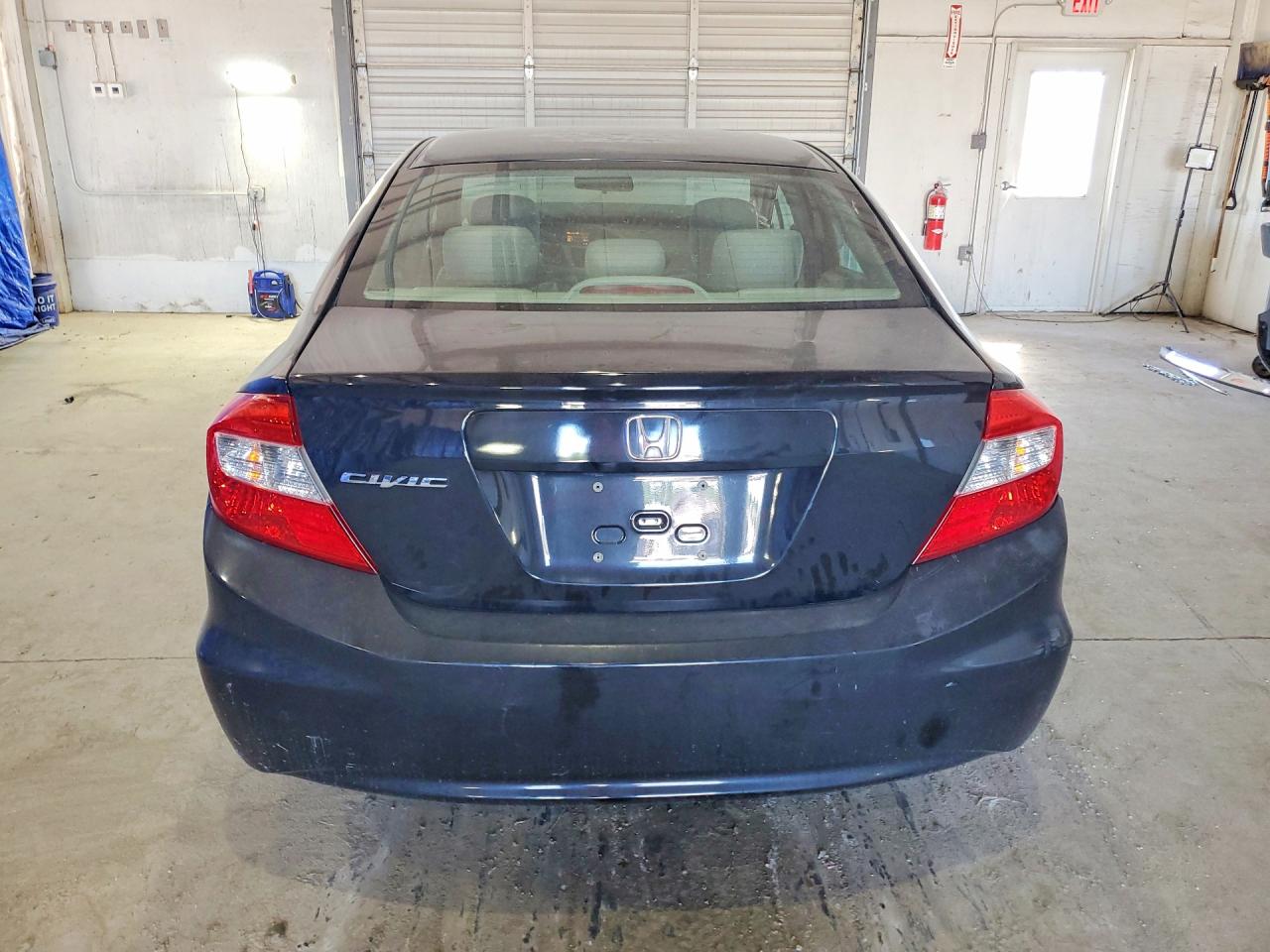 2012 Honda Civic Lx Black vin: 19XFB2F59CE071485