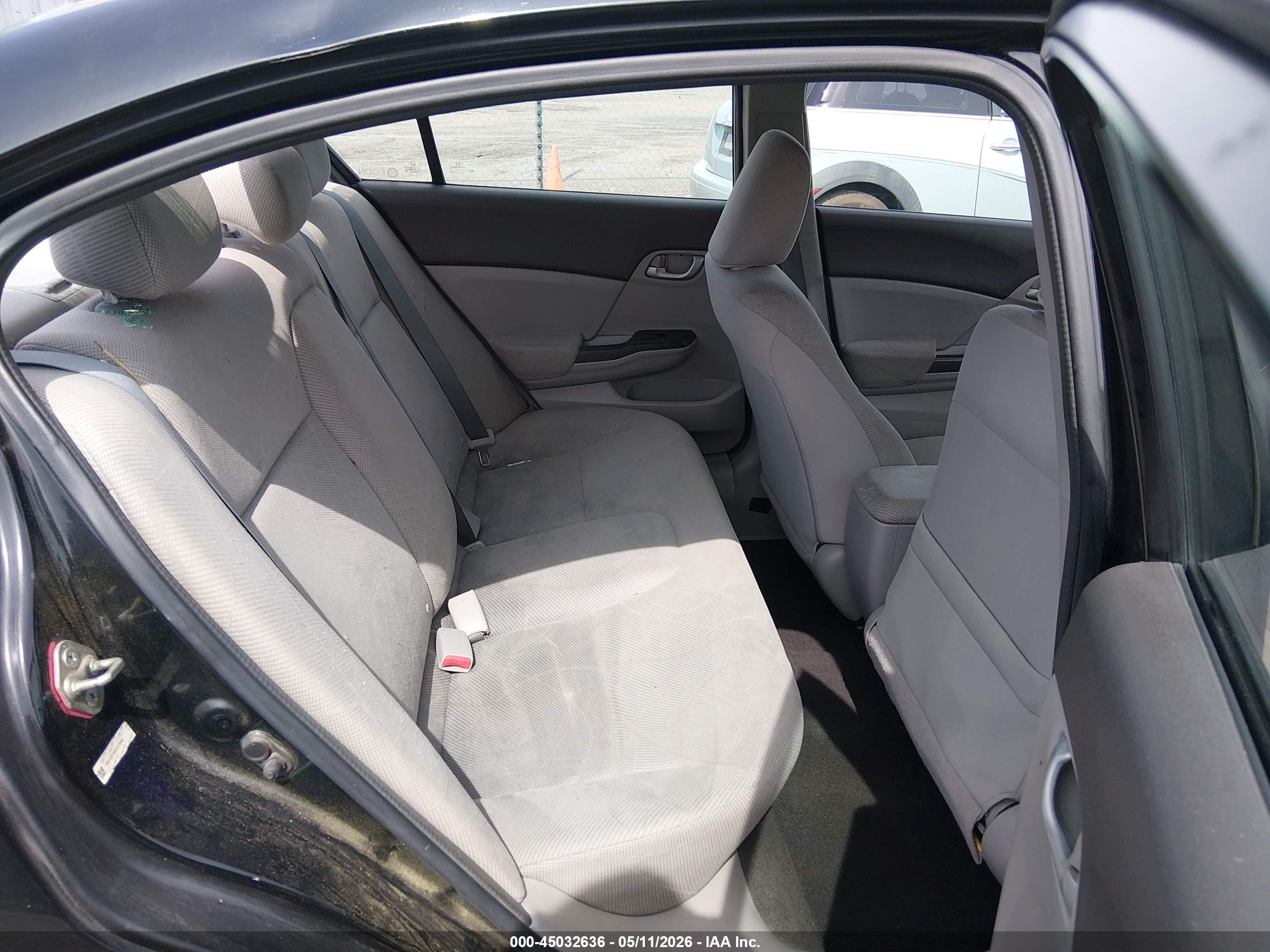 2012 Honda Civic Lx Черный vin: 19XFB2F59CE072863