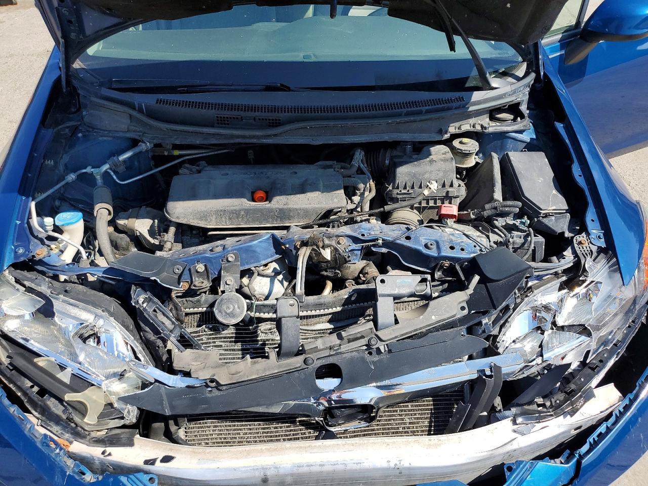 2012 Honda Civic Lx Blue vin: 19XFB2F59CE076833