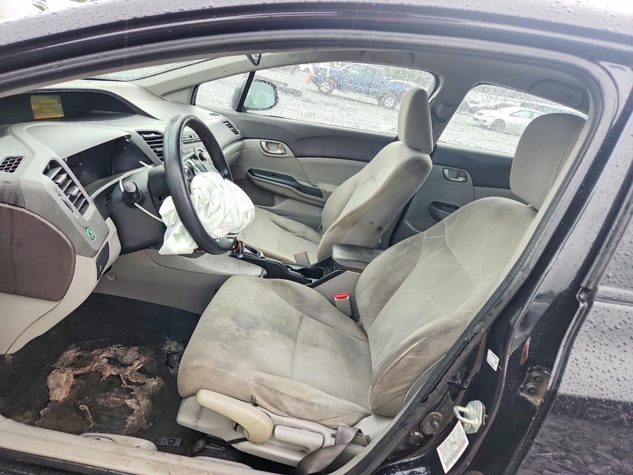 2012 Honda Civic Lx Black vin: 19XFB2F59CE086102