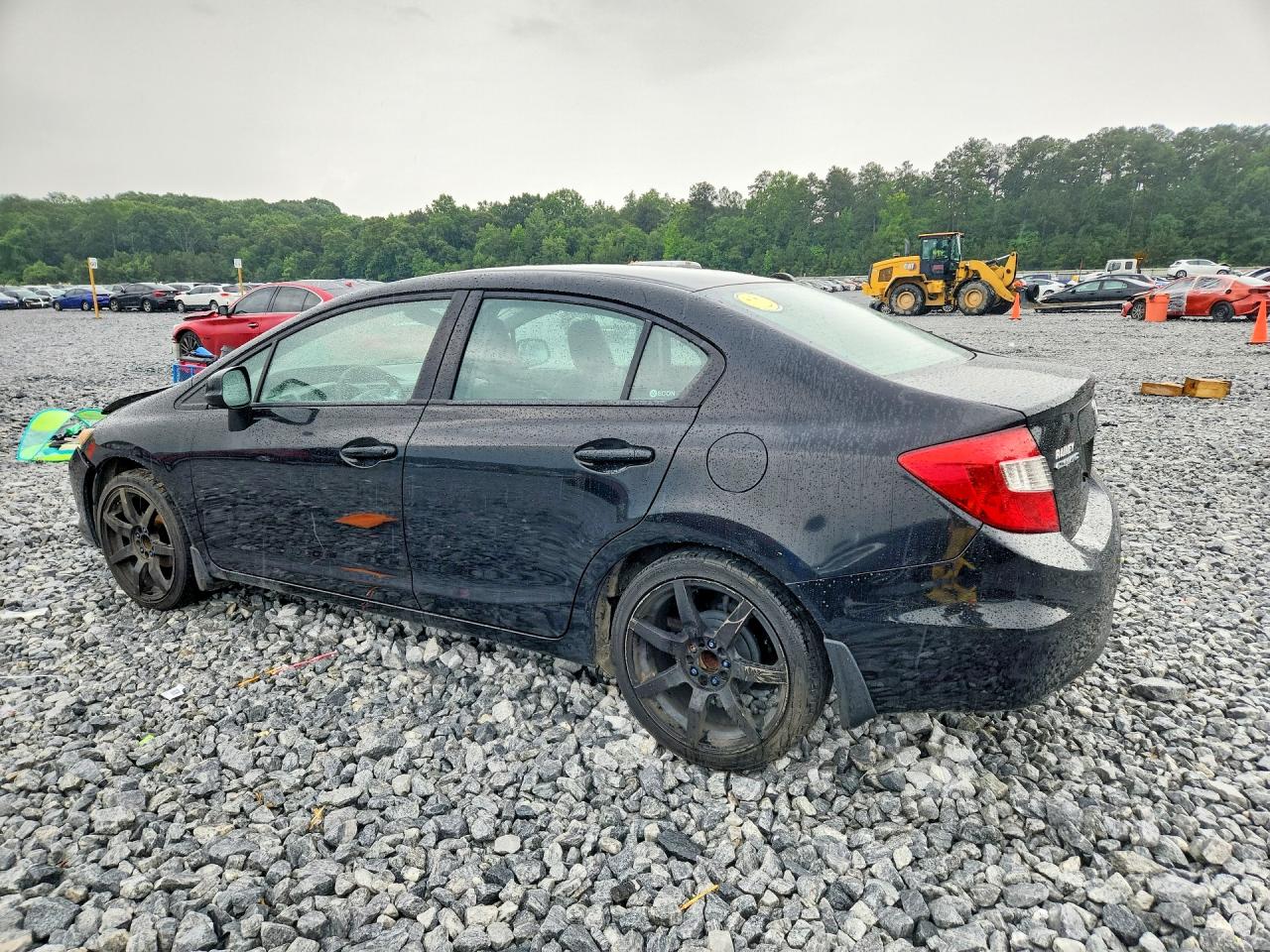 2012 Honda Civic Lx Black vin: 19XFB2F59CE086102