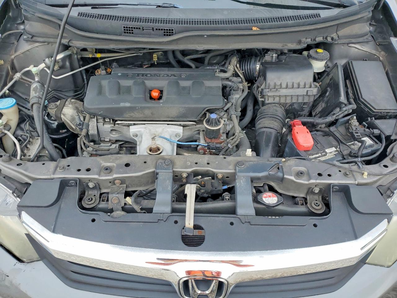 2012 Honda Civic Lx Серый vin: 19XFB2F59CE097682