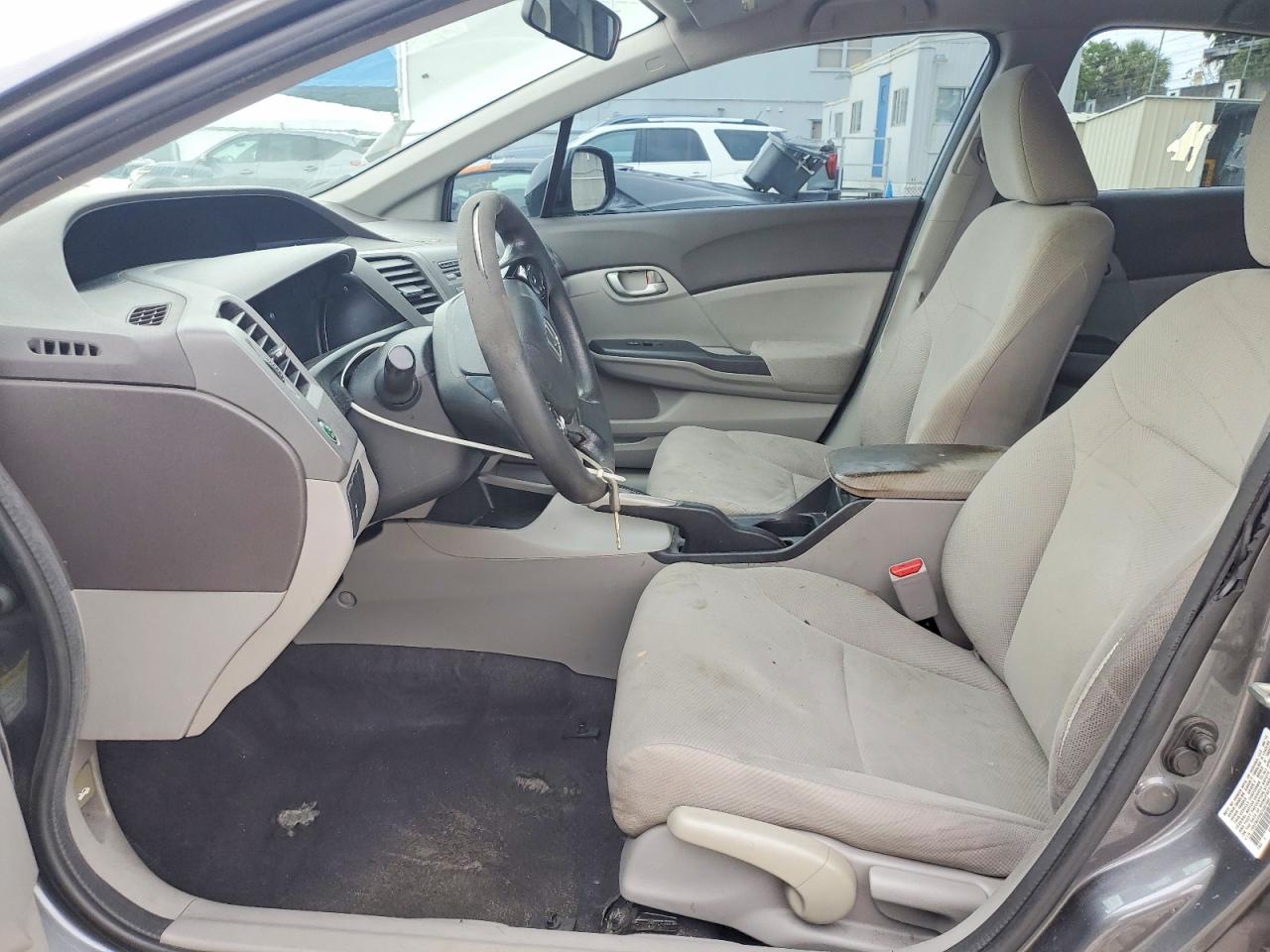 2012 Honda Civic Lx Серый vin: 19XFB2F59CE097682