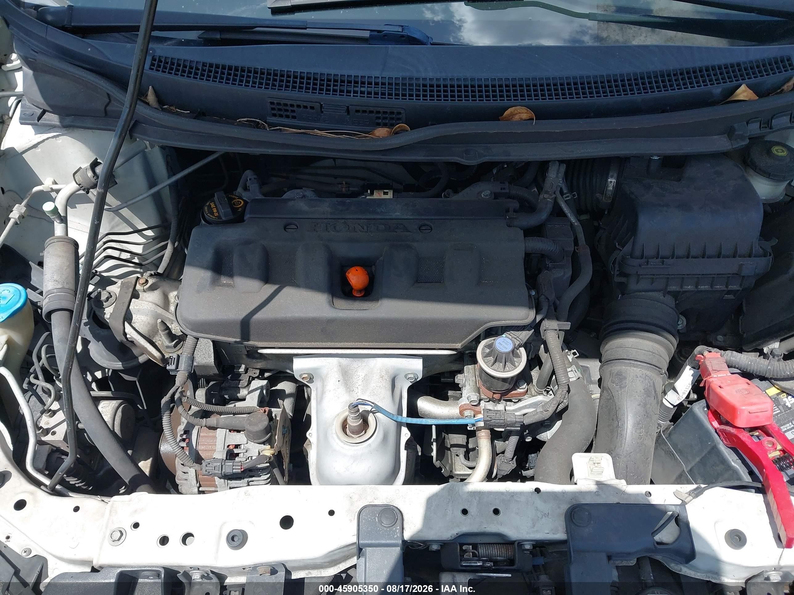 2012 Honda Civic Lx White vin: 19XFB2F59CE097889