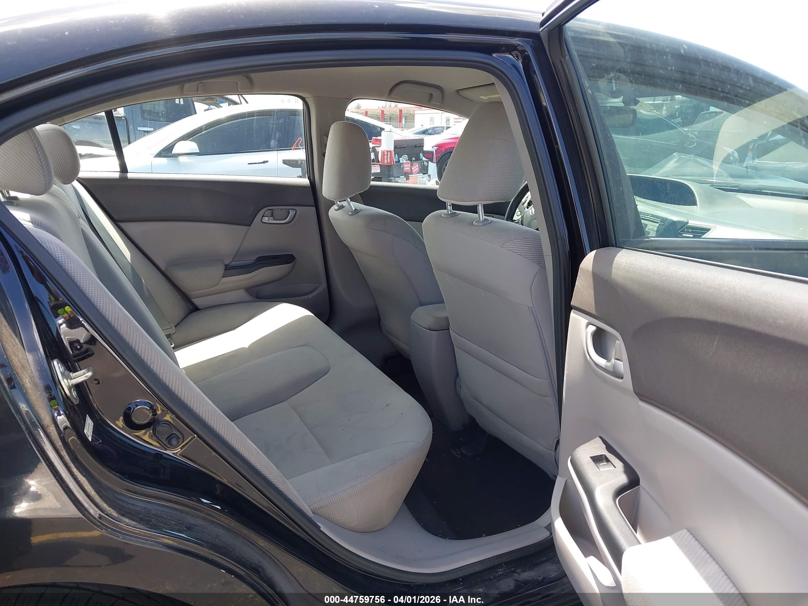 2012 Honda Civic Lx Black vin: 19XFB2F59CE100631