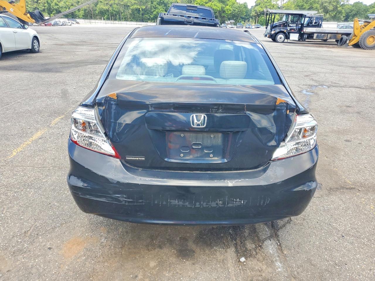 2012 Honda Civic Lx Black vin: 19XFB2F59CE107255