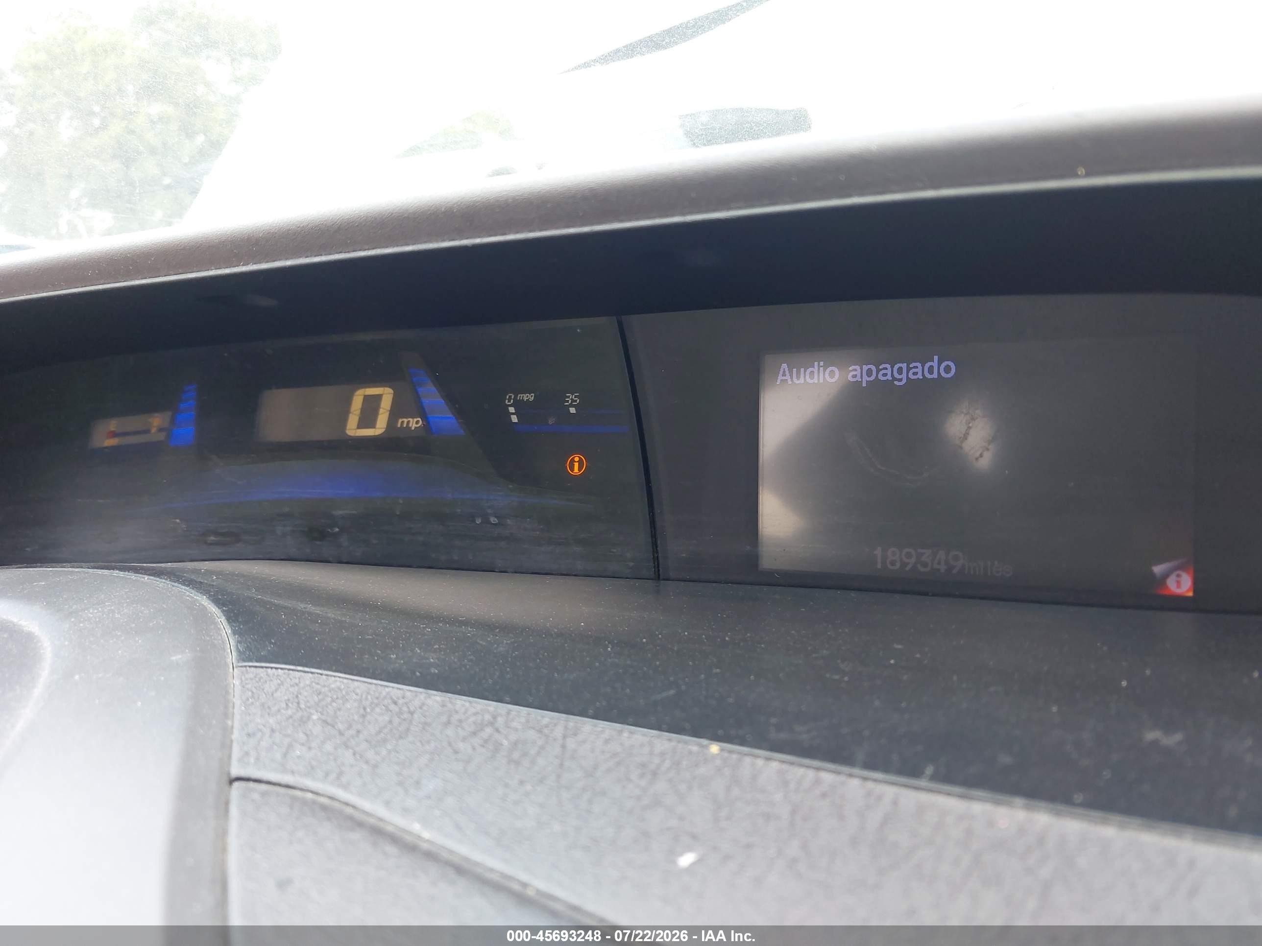2012 Honda Civic Lx Light Blue vin: 19XFB2F59CE330637