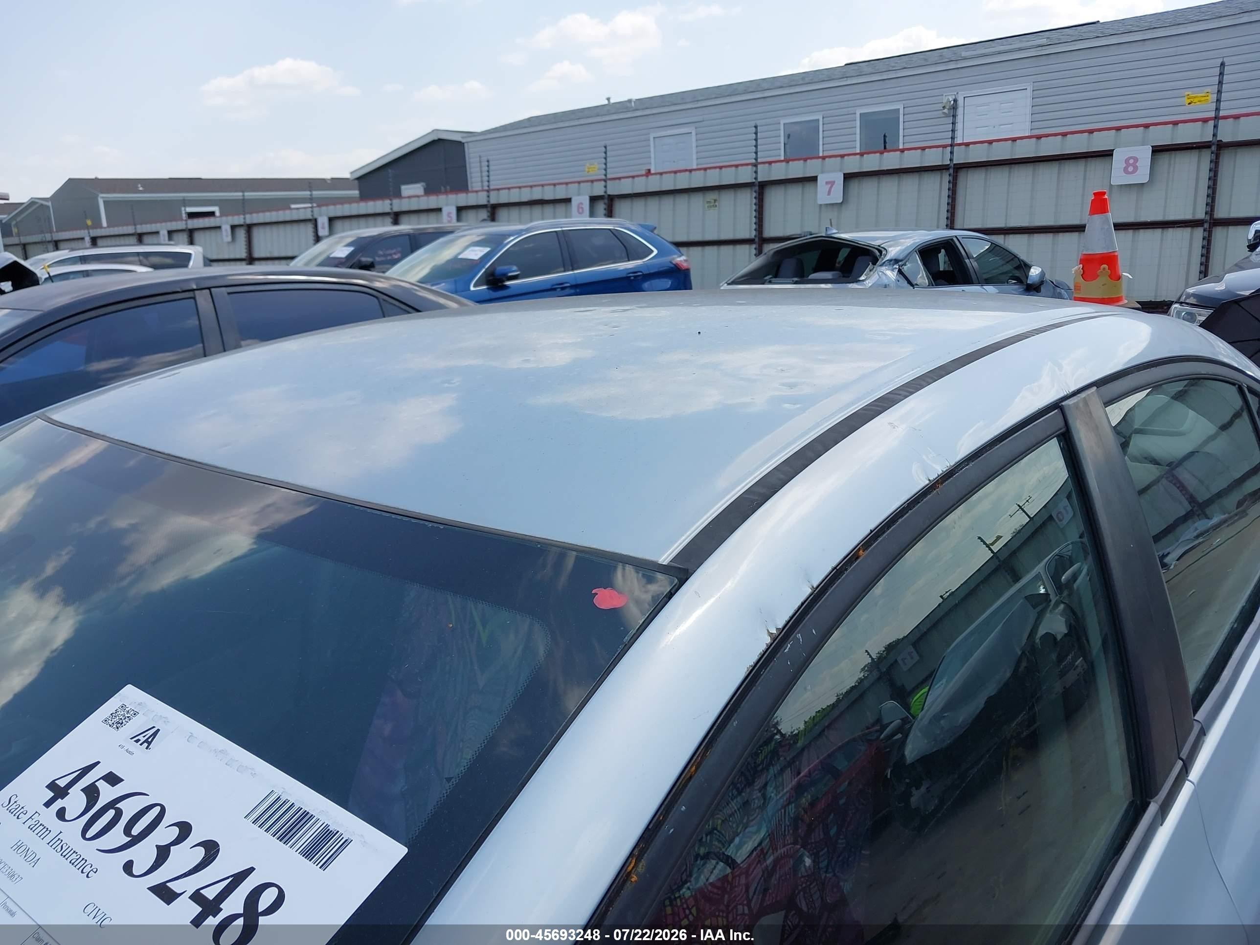 2012 Honda Civic Lx Light Blue vin: 19XFB2F59CE330637