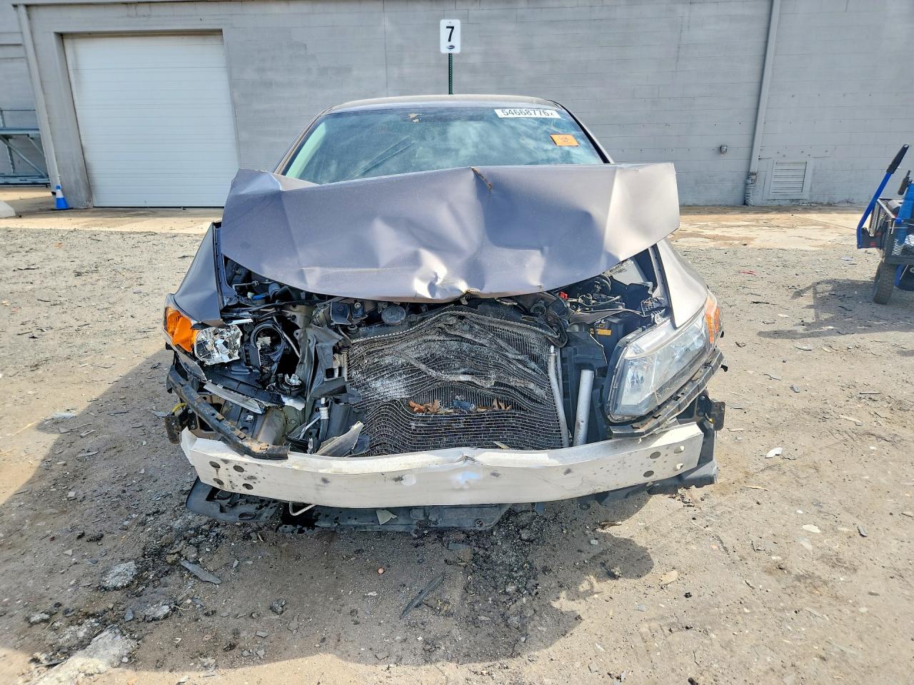 2012 Honda Civic Lx Gray vin: 19XFB2F59CE332176