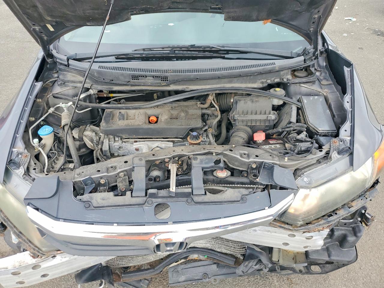 2012 Honda Civic Lx Серый vin: 19XFB2F59CE333800