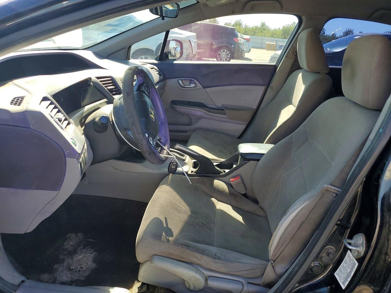 2012 Honda Civic Lx Черный vin: 19XFB2F59CE333974