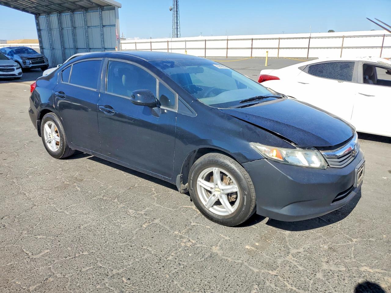 2012 Honda Civic Lx Черный vin: 19XFB2F59CE333974