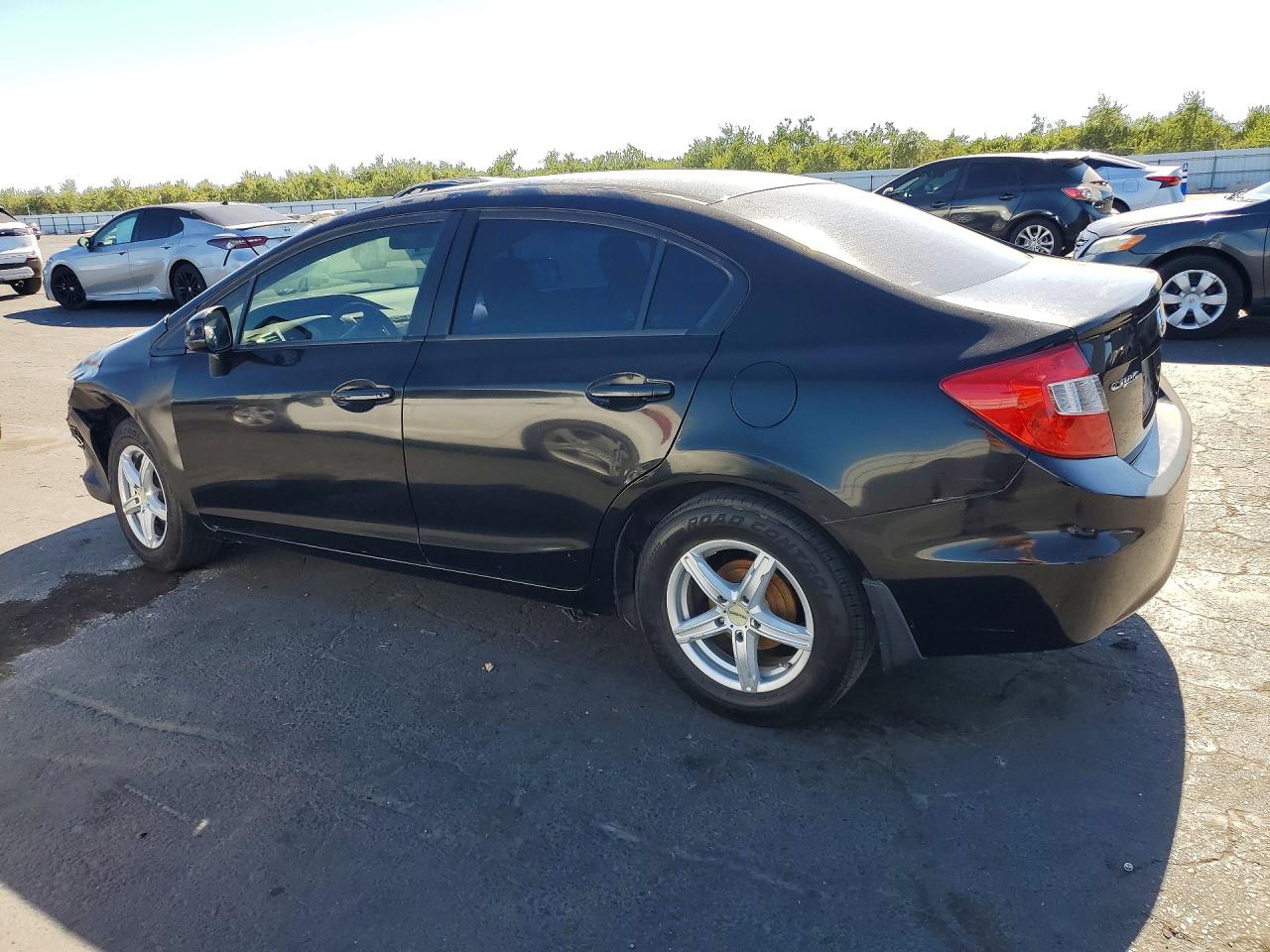2012 Honda Civic Lx Черный vin: 19XFB2F59CE333974