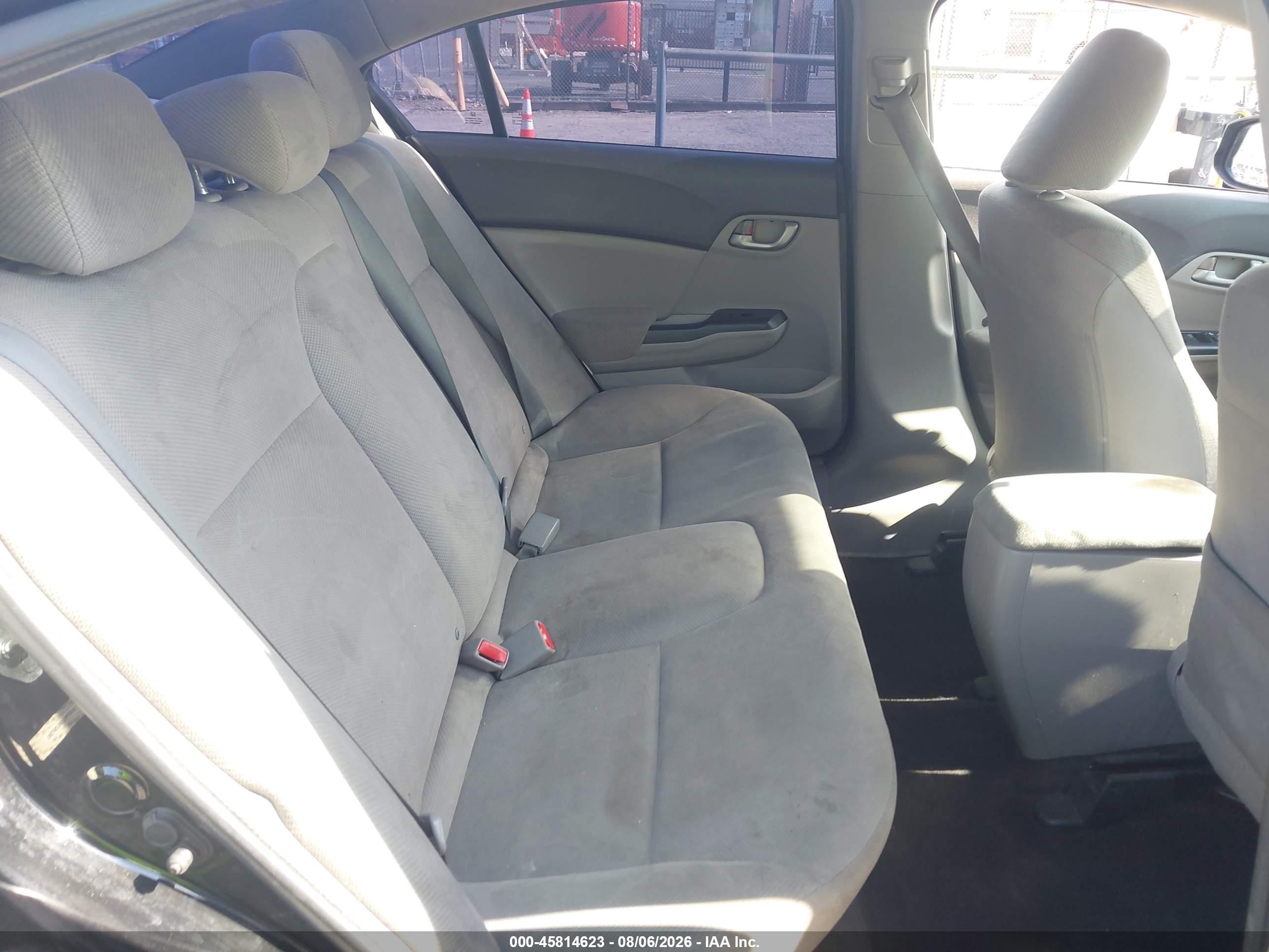 2012 Honda Civic Lx Black vin: 19XFB2F59CE367283