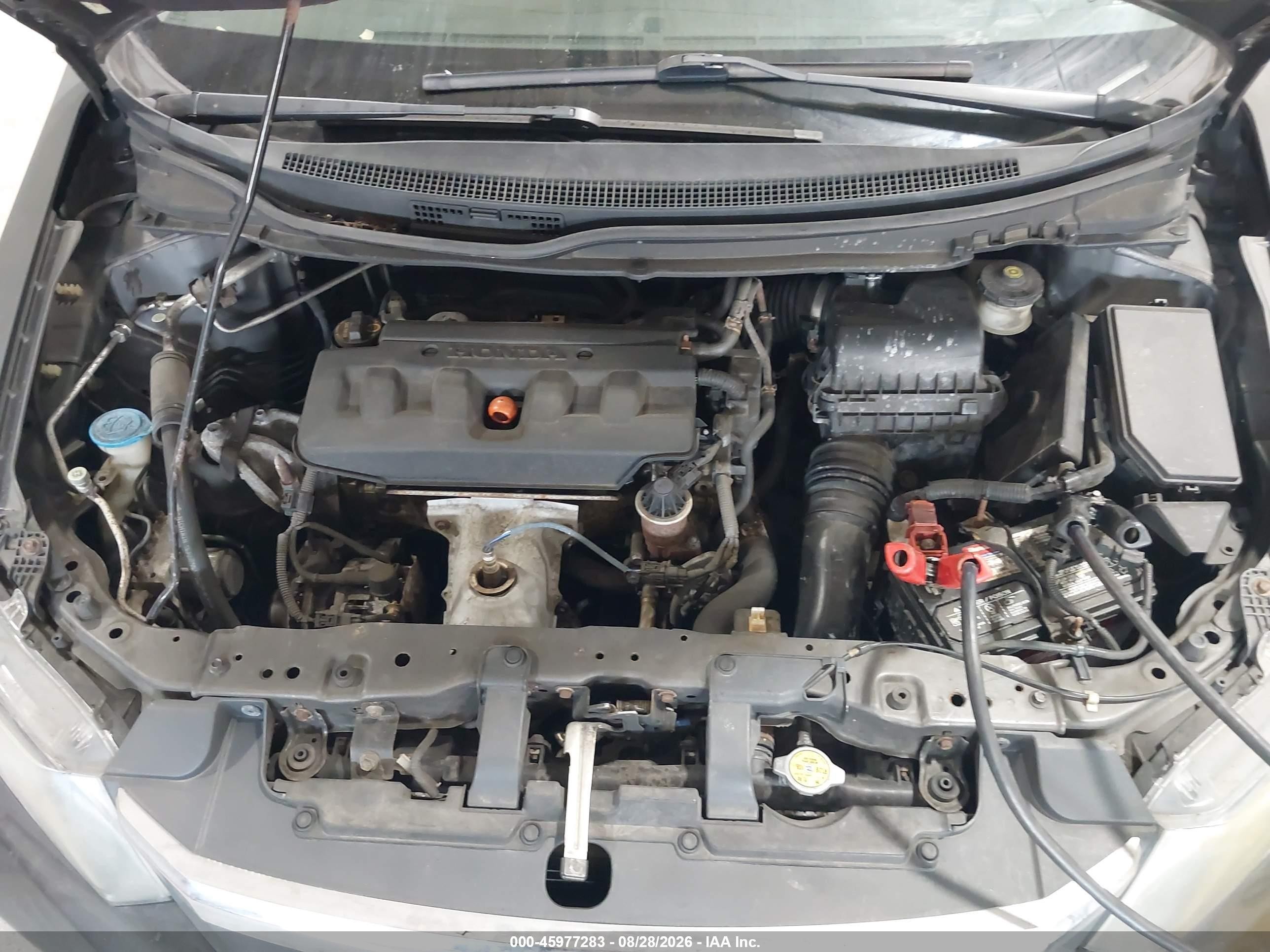 2012 Honda Civic Lx Gray vin: 19XFB2F59CE368482
