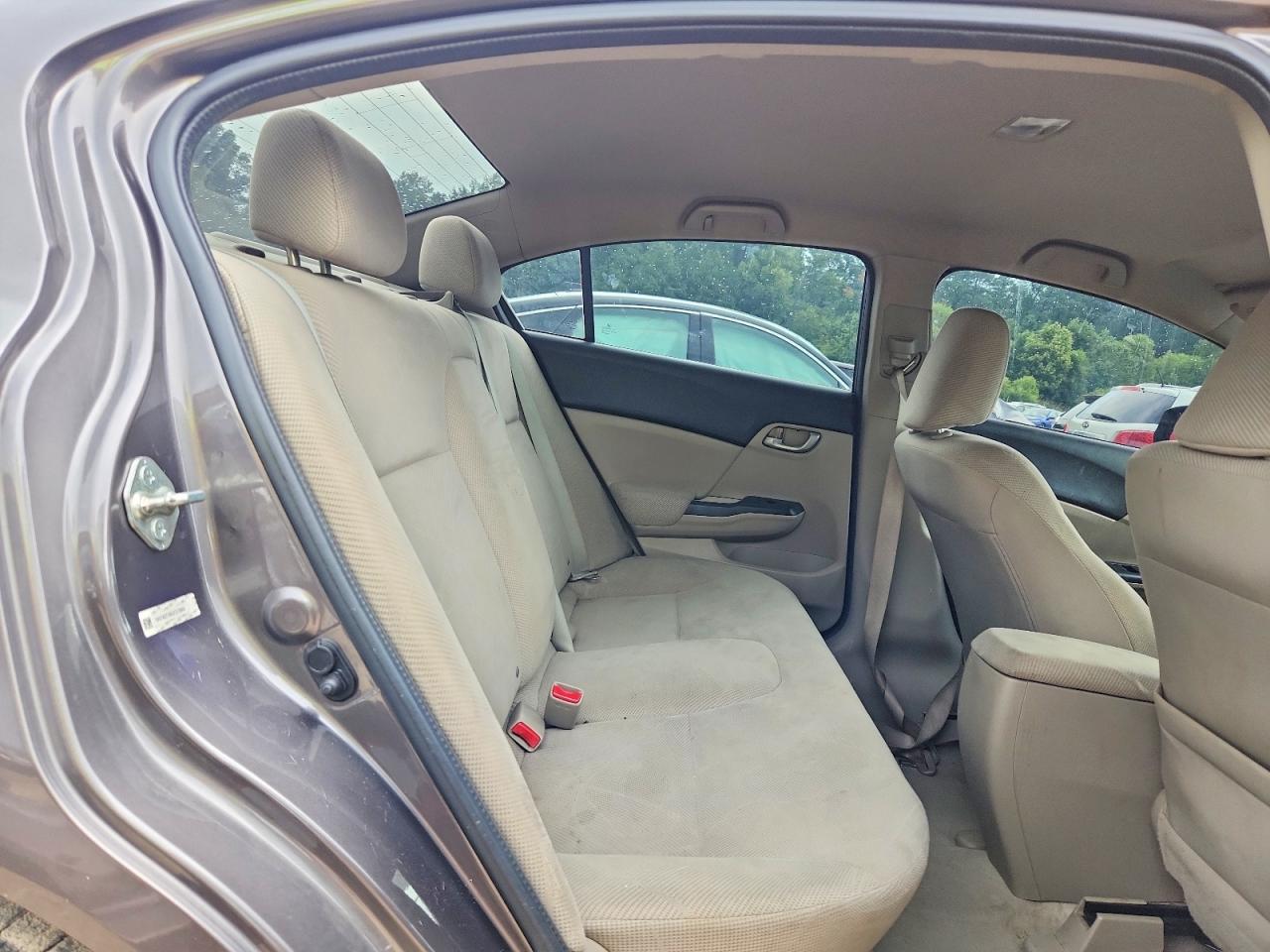 2012 Honda Civic Lx Gray vin: 19XFB2F59CE373889