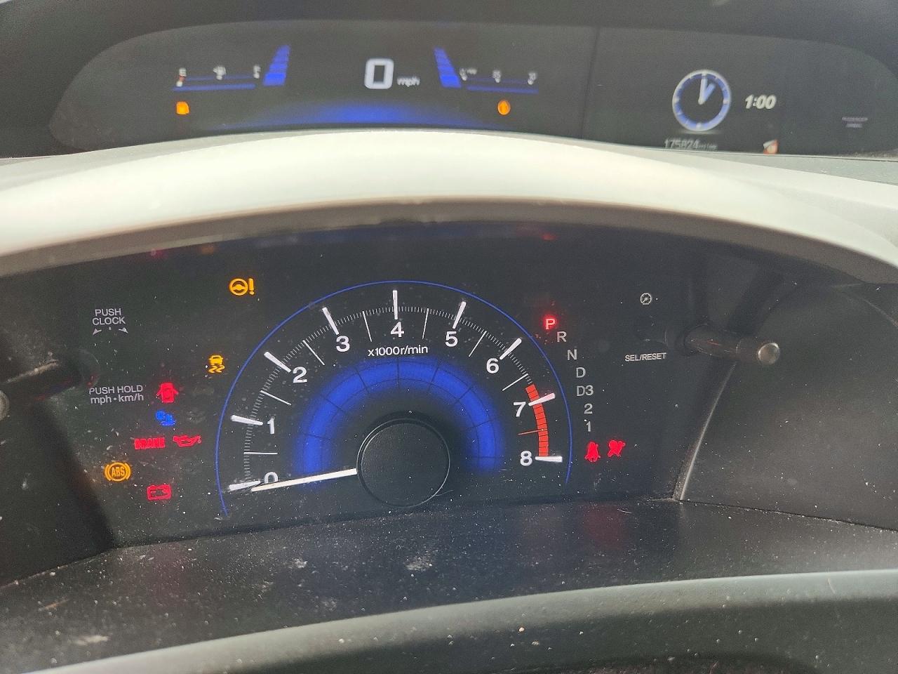 2012 Honda Civic Lx Gray vin: 19XFB2F59CE373889