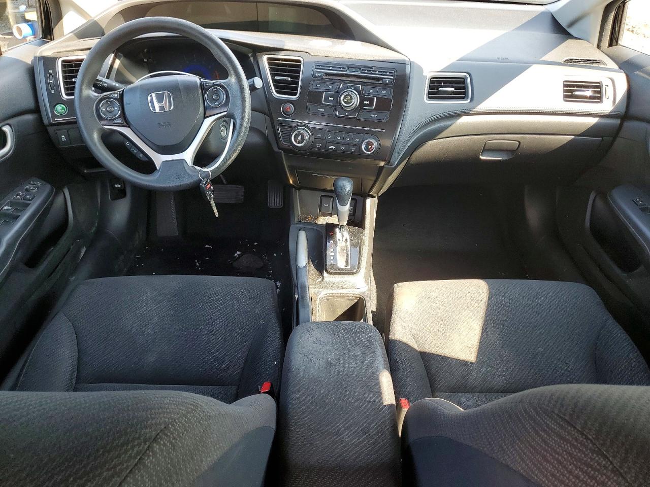 2013 Honda Civic Lx Black vin: 19XFB2F59DE004662