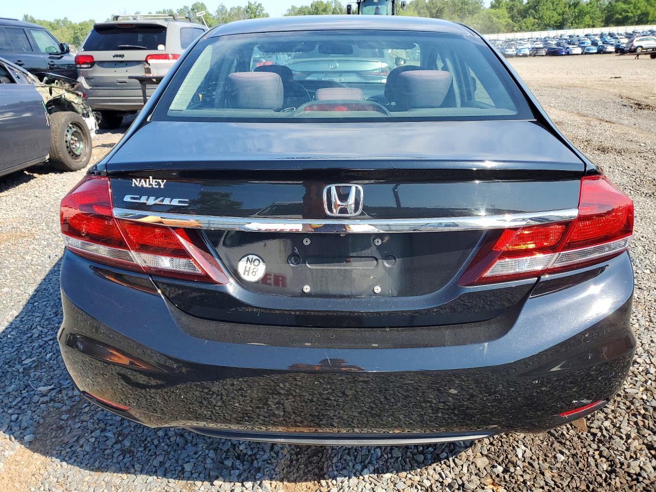 2013 Honda Civic Lx Black vin: 19XFB2F59DE004662