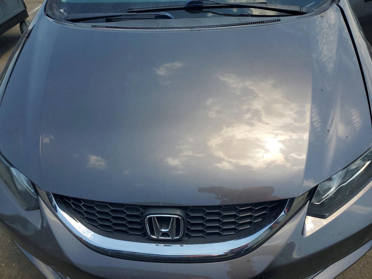 2013 Honda Civic Lx Gray vin: 19XFB2F59DE023180