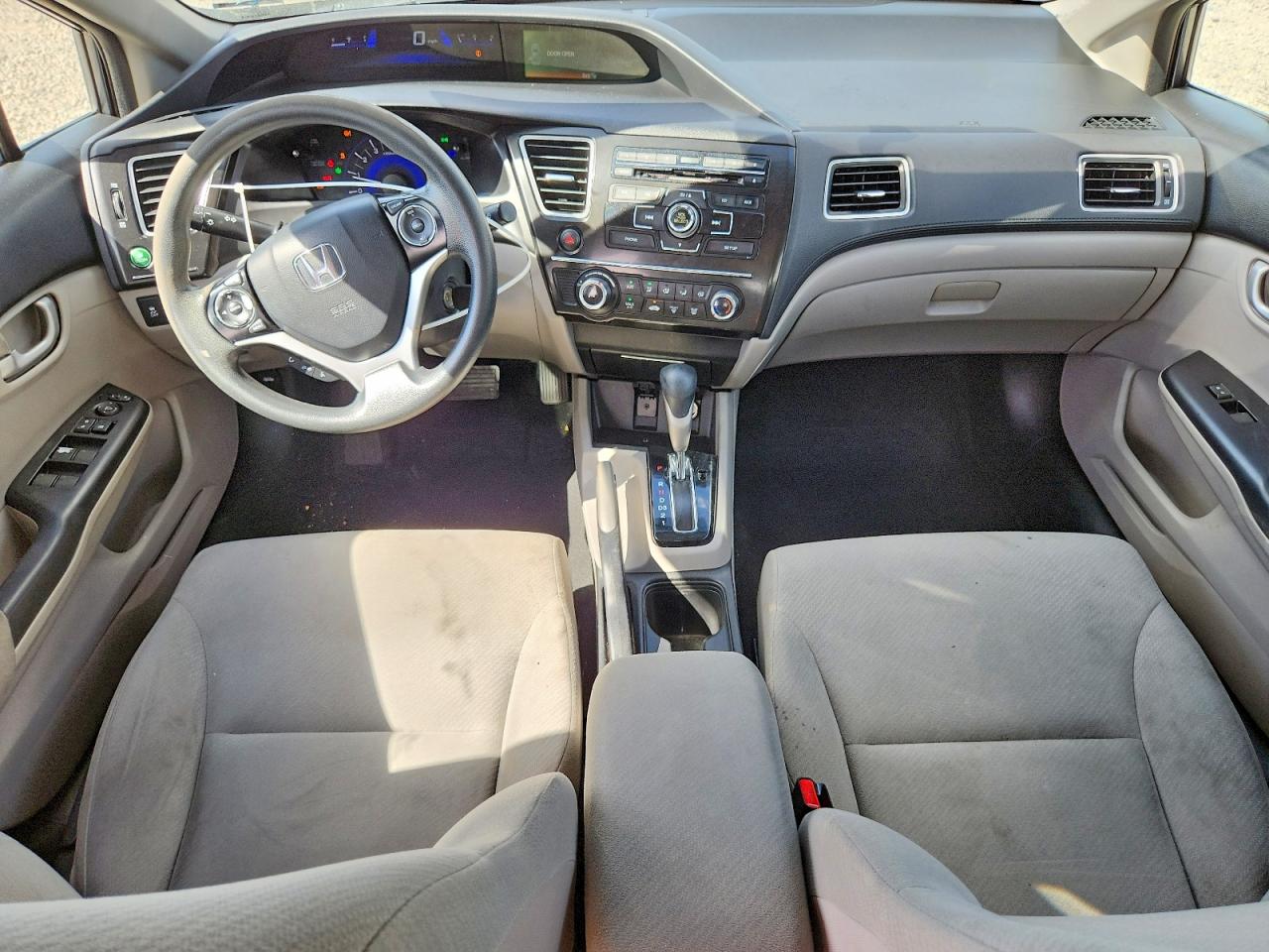 2013 Honda Civic Lx Gray vin: 19XFB2F59DE026001
