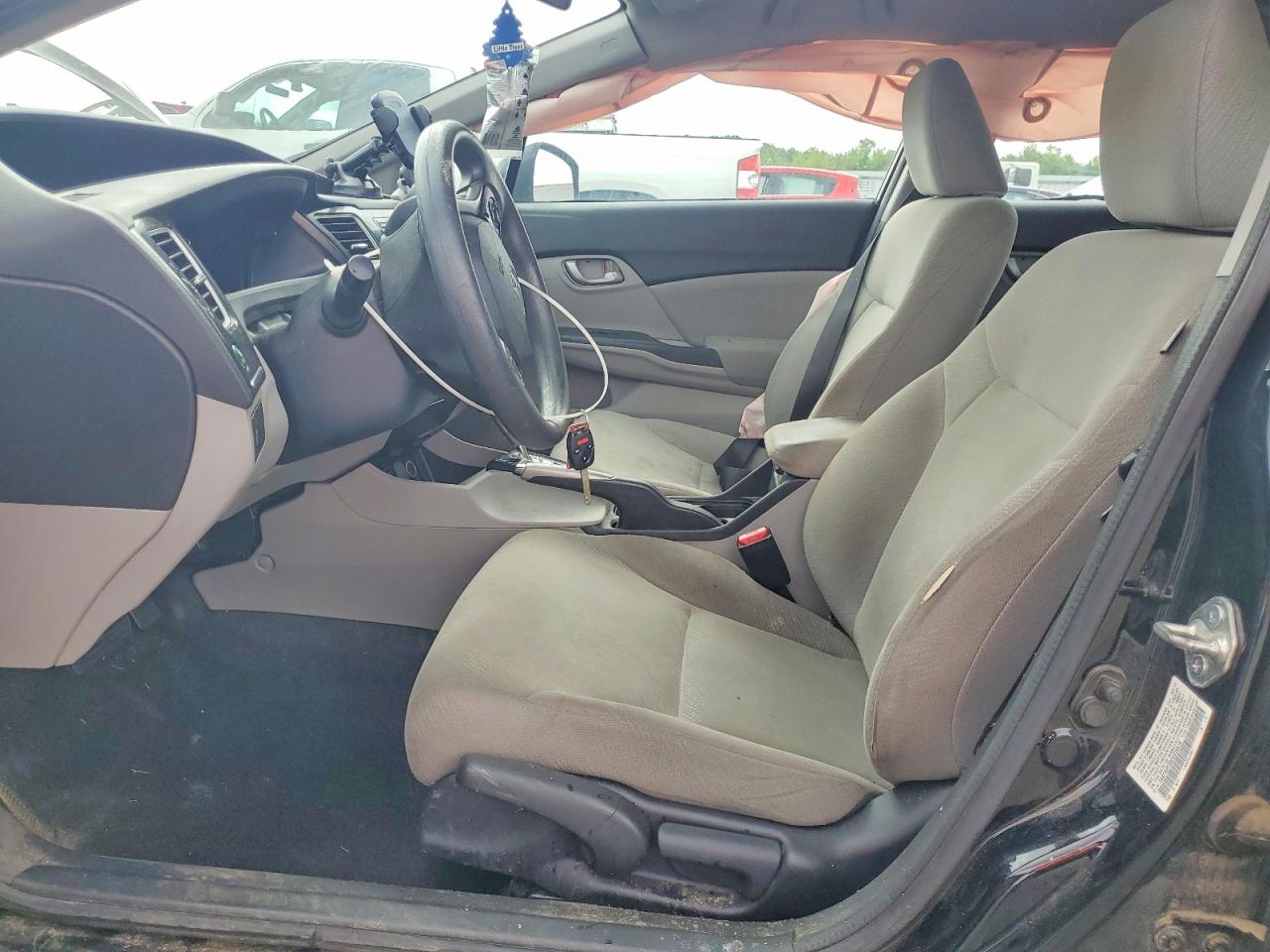 2013 Honda Civic Lx Black vin: 19XFB2F59DE026516