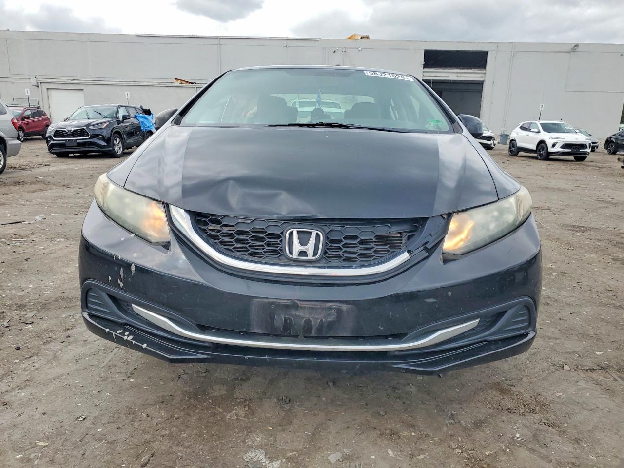 2013 Honda Civic Lx Black vin: 19XFB2F59DE026516