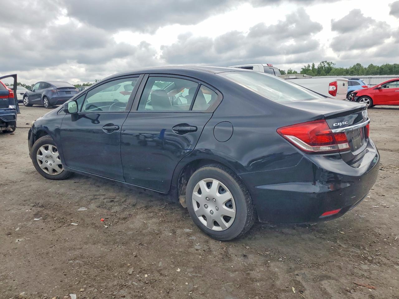 2013 Honda Civic Lx Black vin: 19XFB2F59DE026516