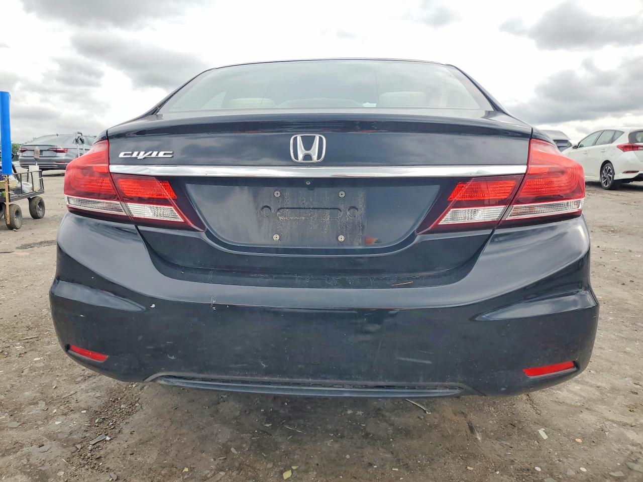 2013 Honda Civic Lx Black vin: 19XFB2F59DE026516