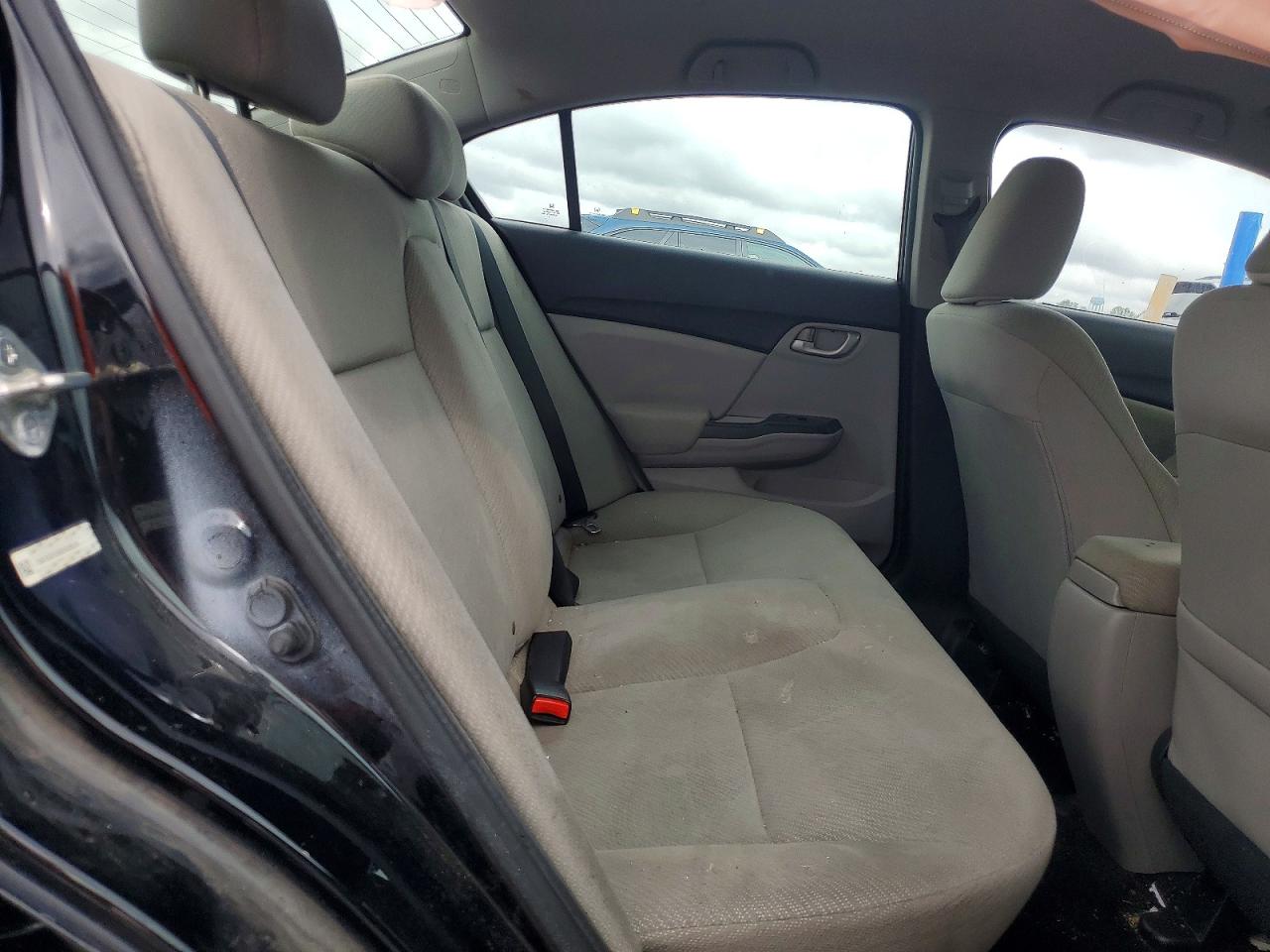 2013 Honda Civic Lx Black vin: 19XFB2F59DE026516
