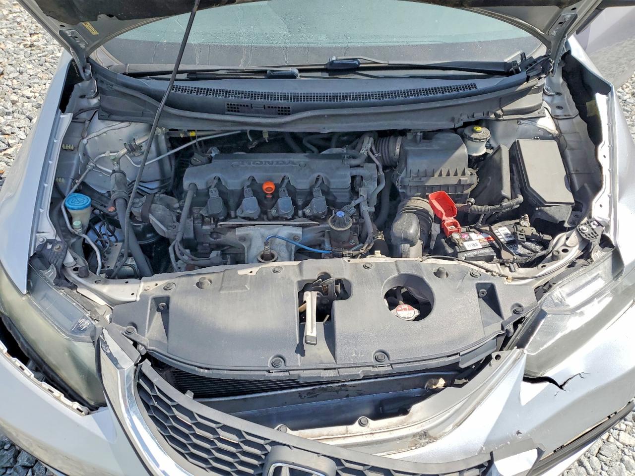 2013 Honda Civic Lx Silver vin: 19XFB2F59DE037743