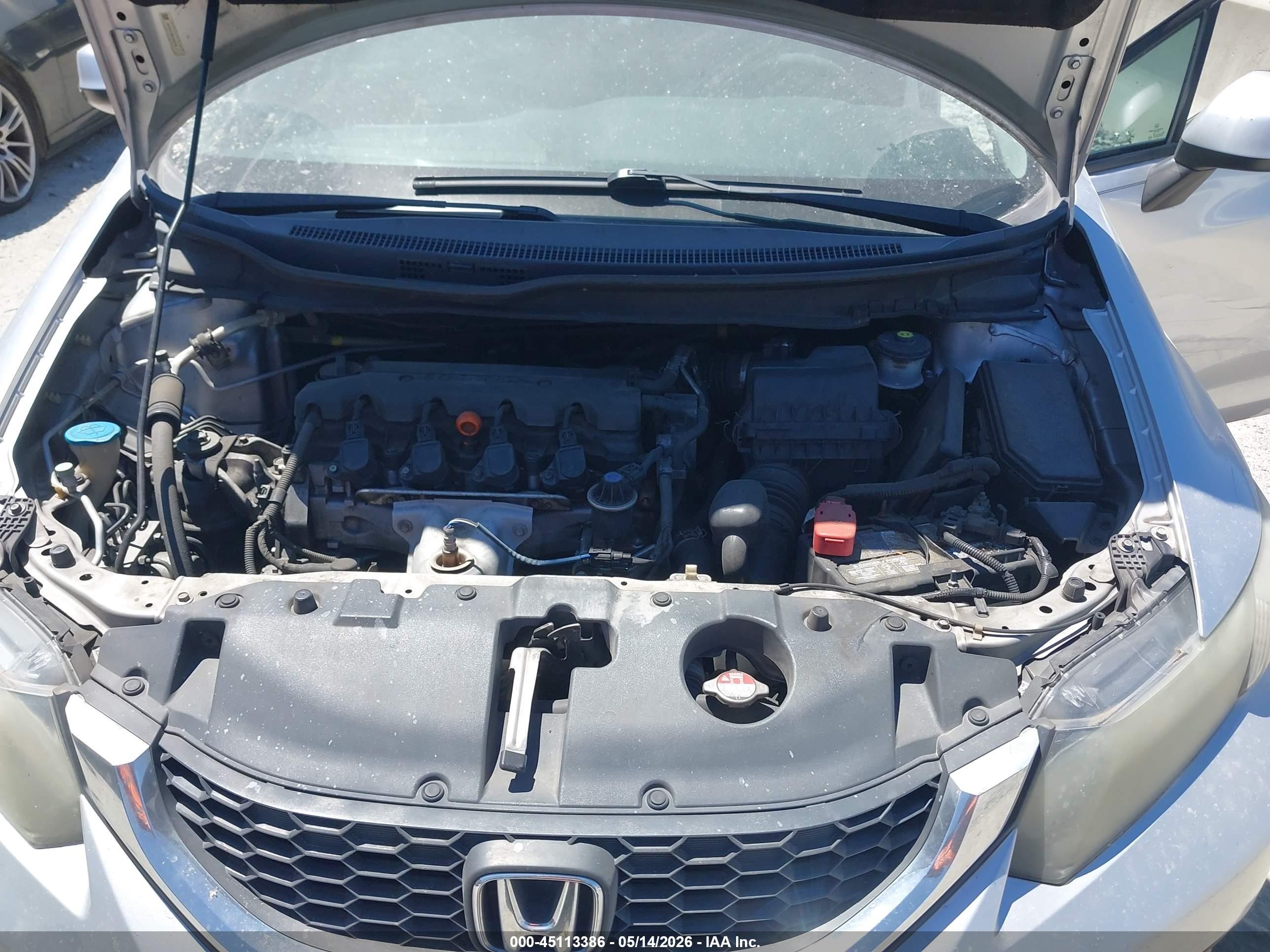 2013 Honda Civic Lx Silver vin: 19XFB2F59DE040738