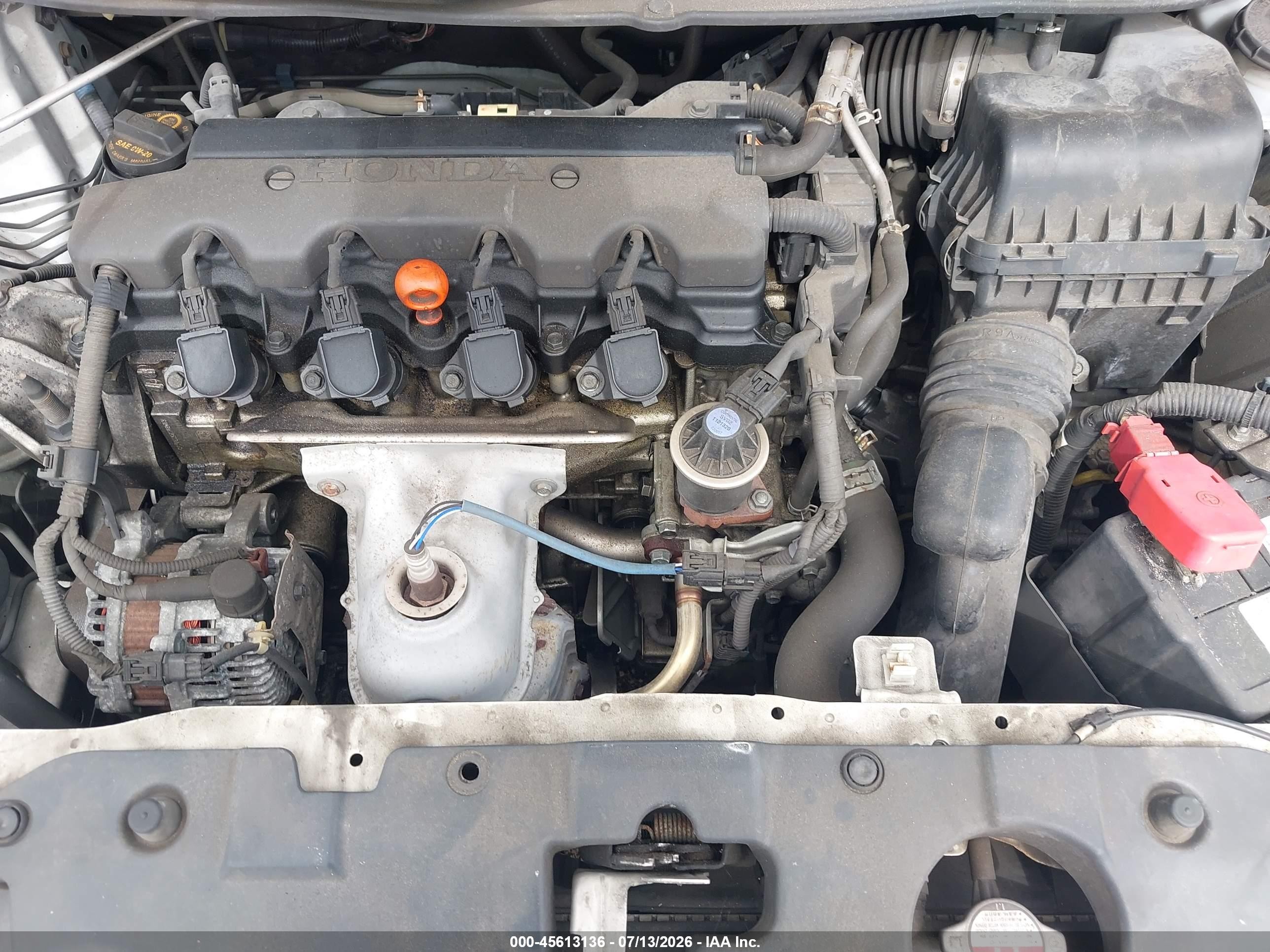 2013 Honda Civic Lx Белый vin: 19XFB2F59DE048998
