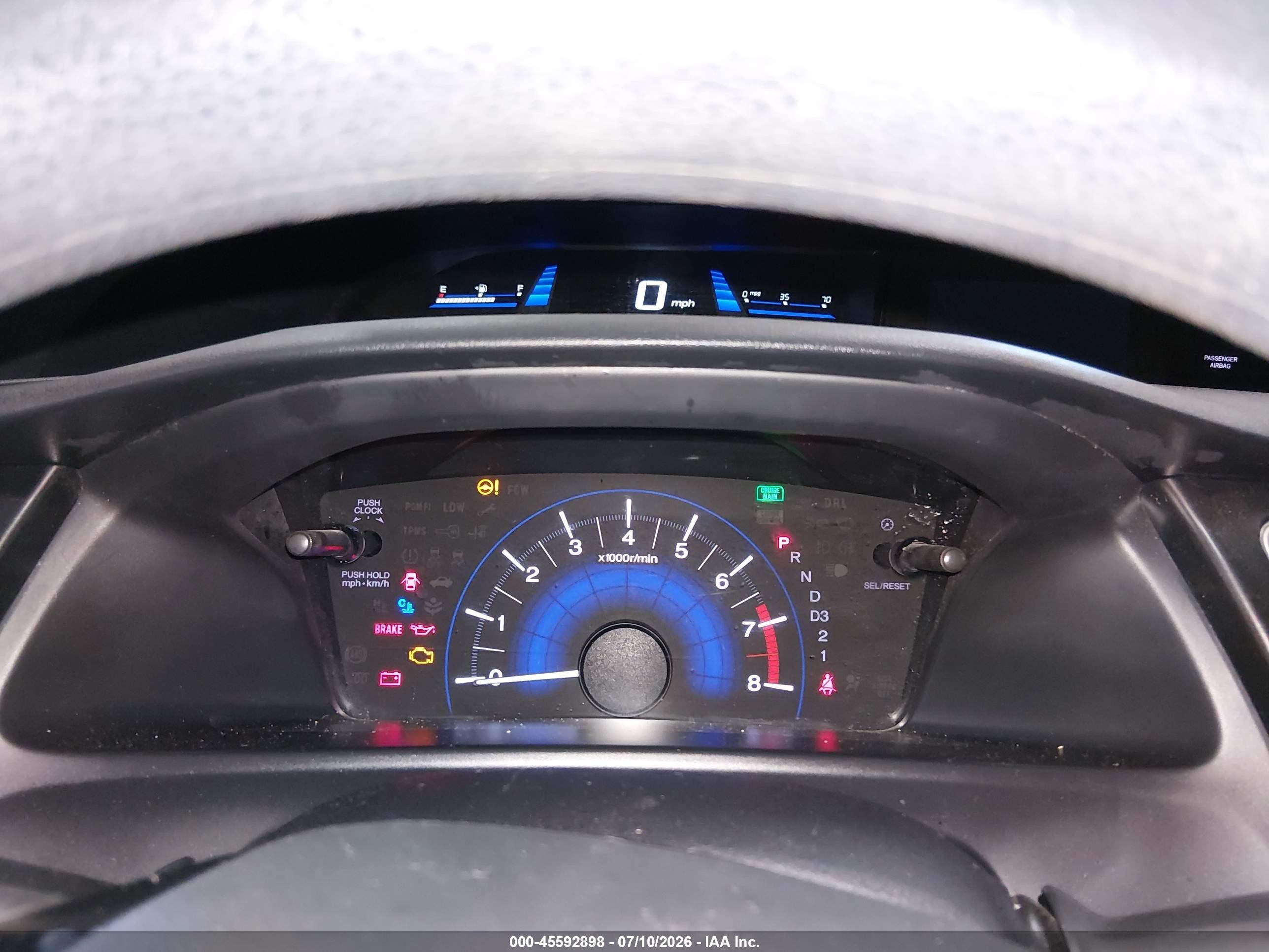 2013 Honda Civic Lx White vin: 19XFB2F59DE077269