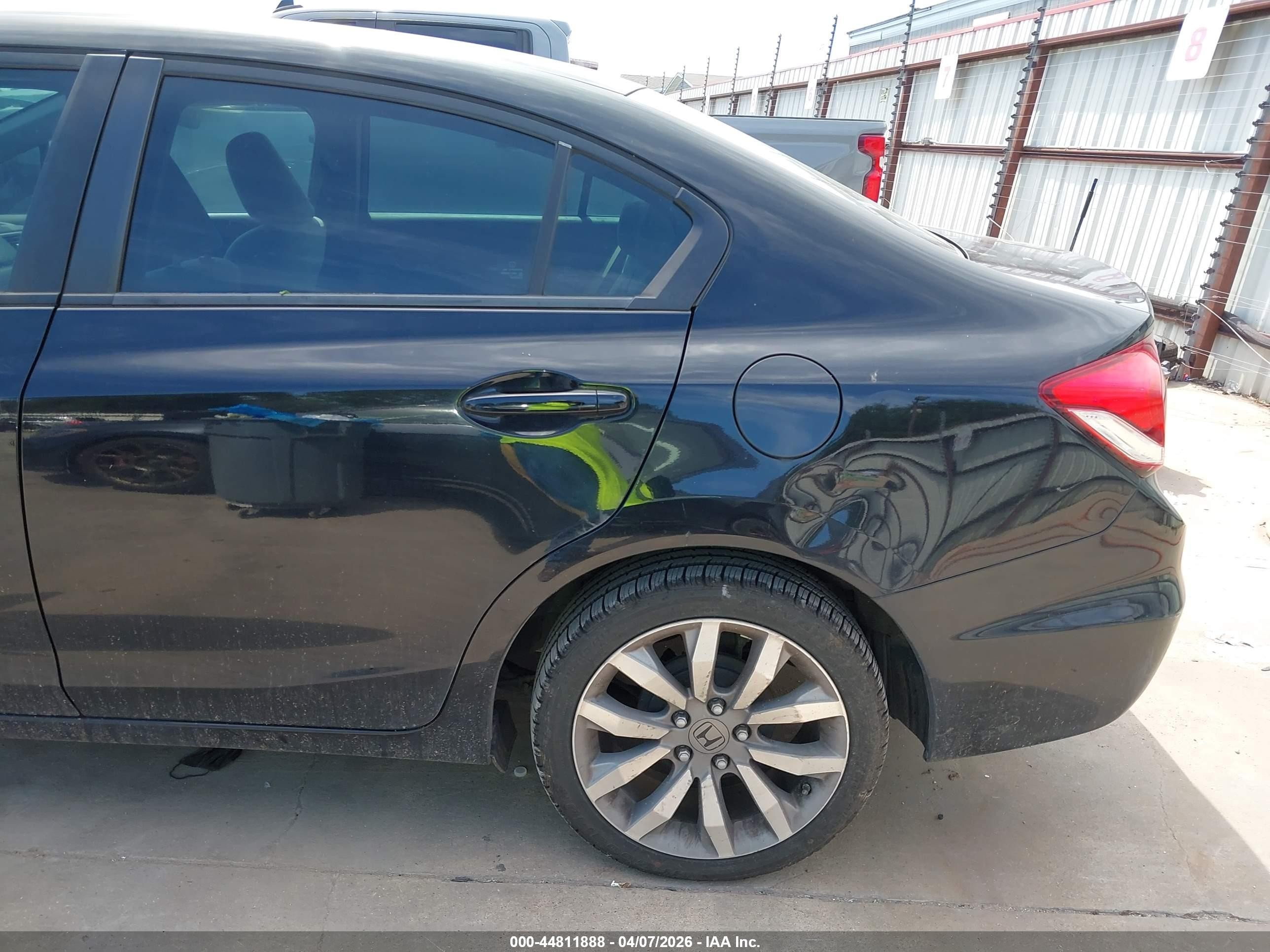 2013 Honda Civic Lx Black vin: 19XFB2F59DE083377