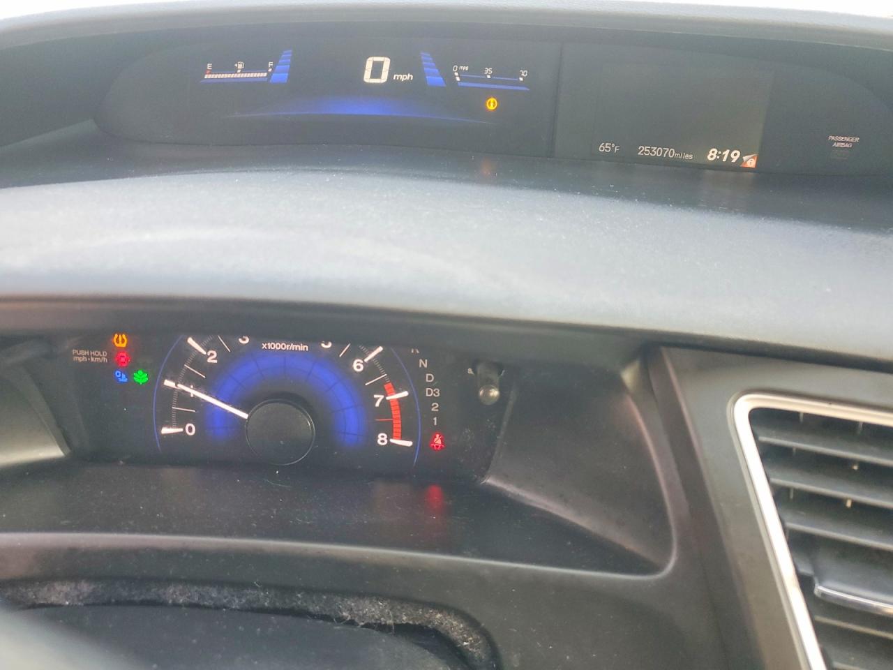 2013 Honda Civic Lx Silver vin: 19XFB2F59DE083444