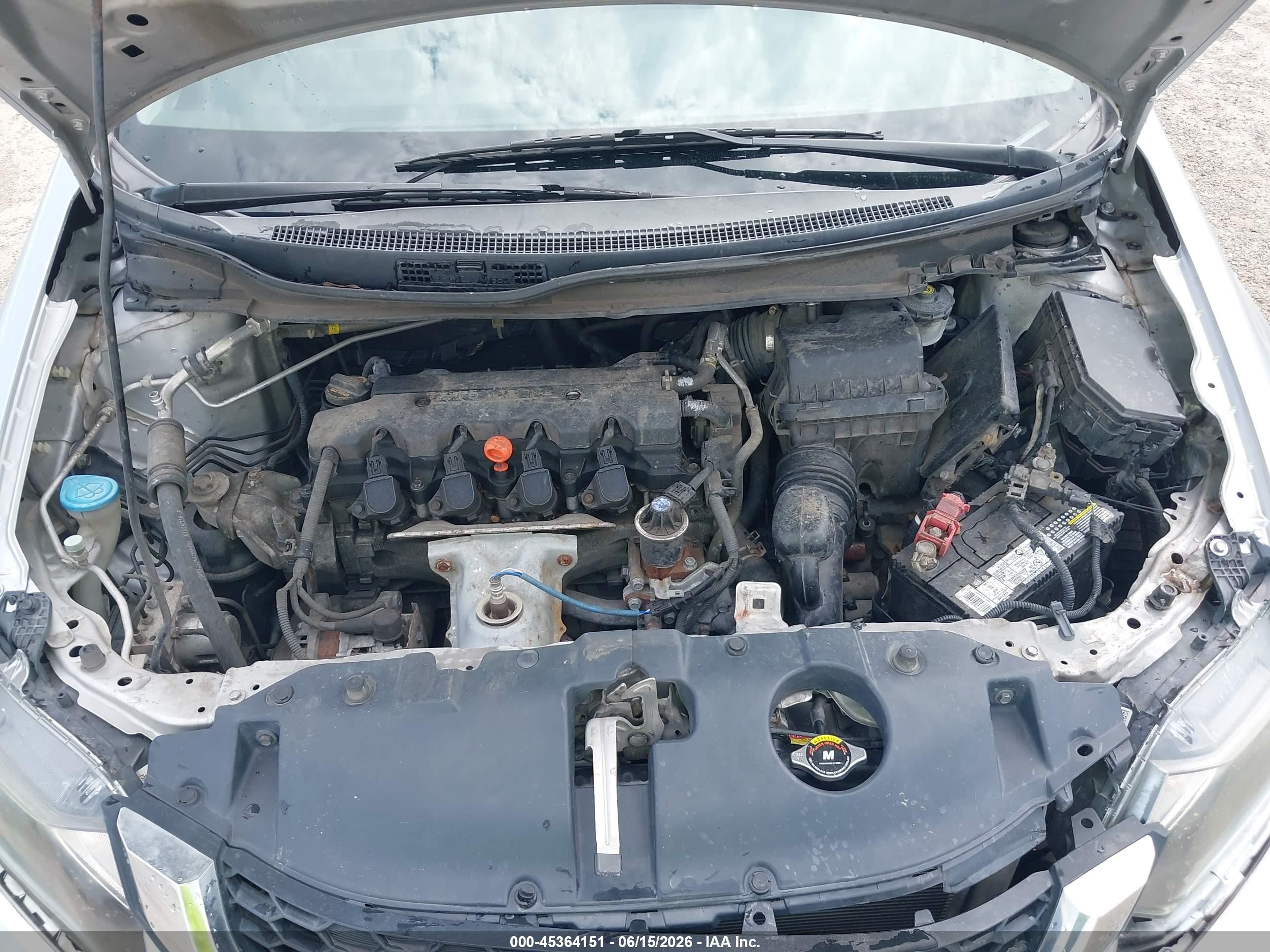 2013 Honda Civic Lx Серебряный vin: 19XFB2F59DE093911