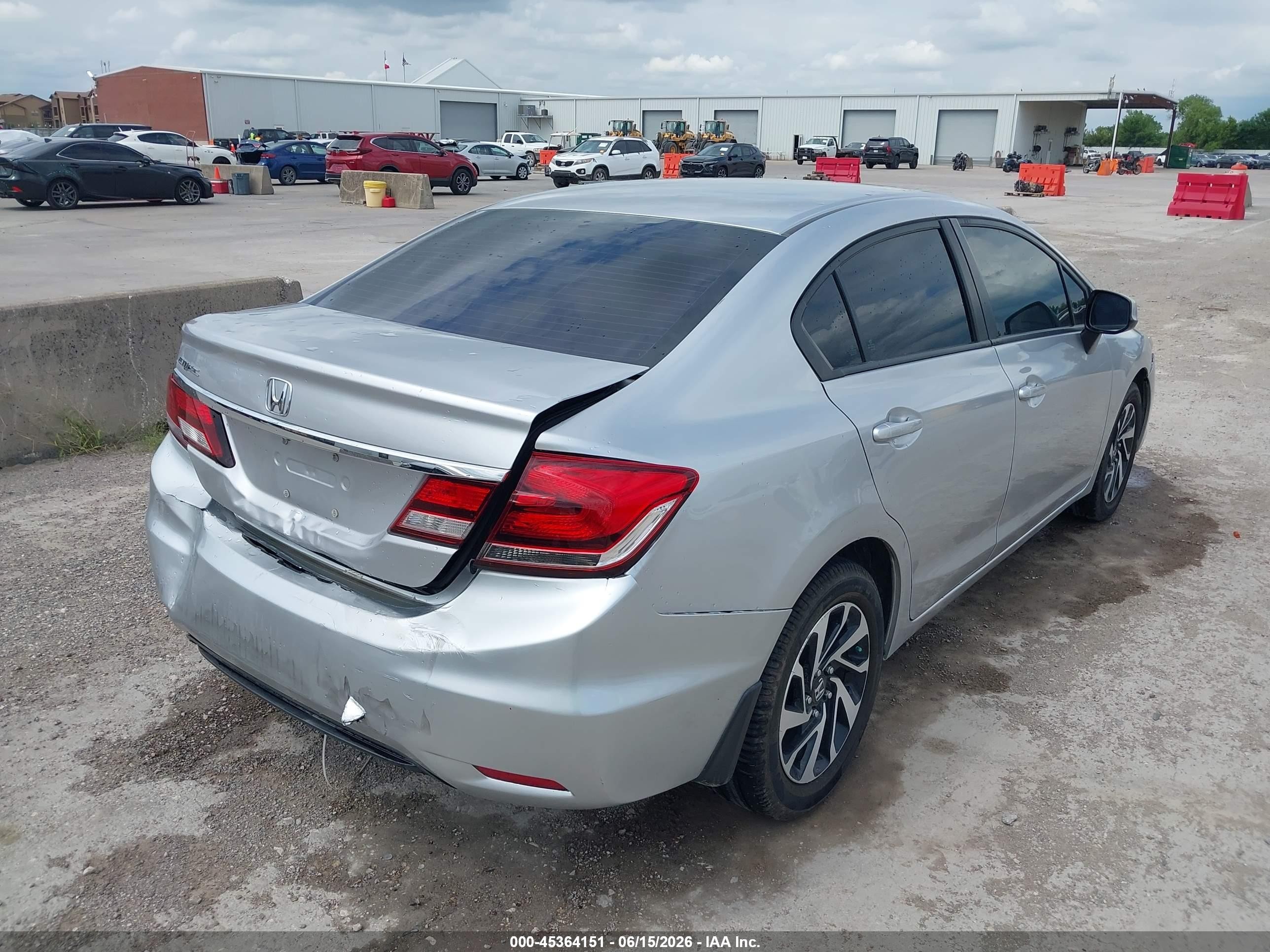 2013 Honda Civic Lx Серебряный vin: 19XFB2F59DE093911
