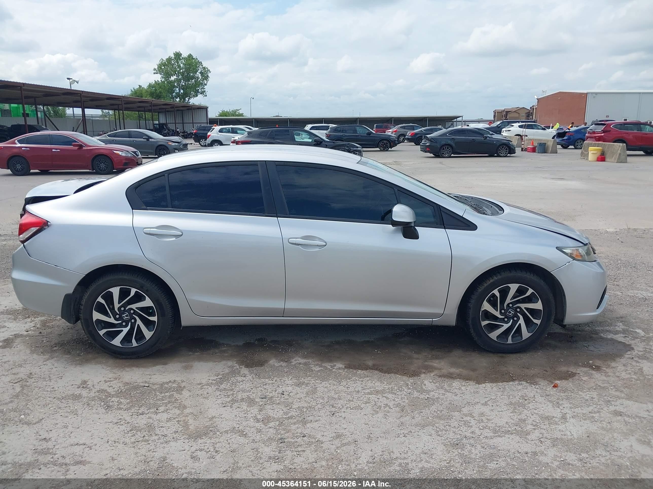 2013 Honda Civic Lx Серебряный vin: 19XFB2F59DE093911