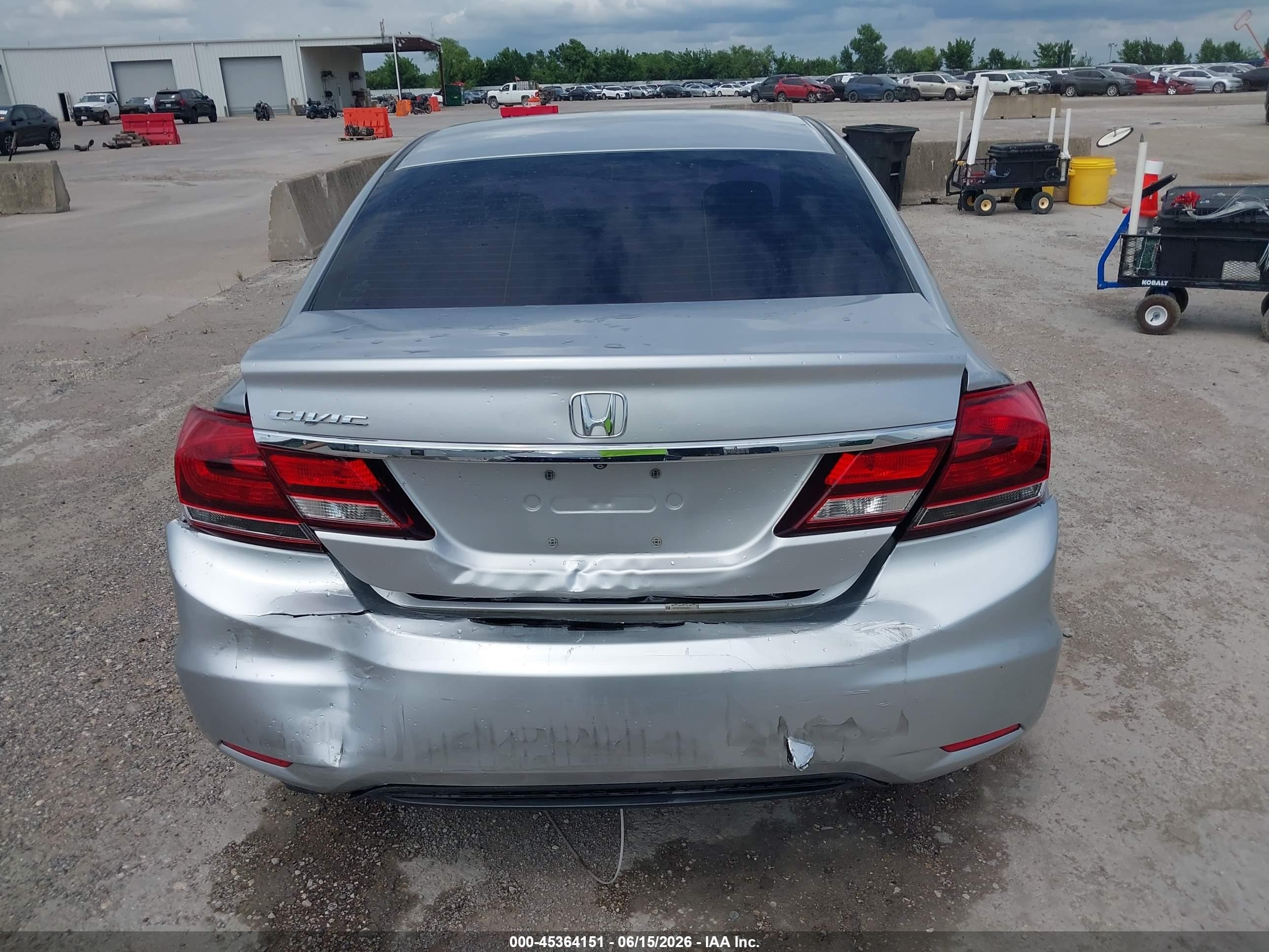 2013 Honda Civic Lx Серебряный vin: 19XFB2F59DE093911