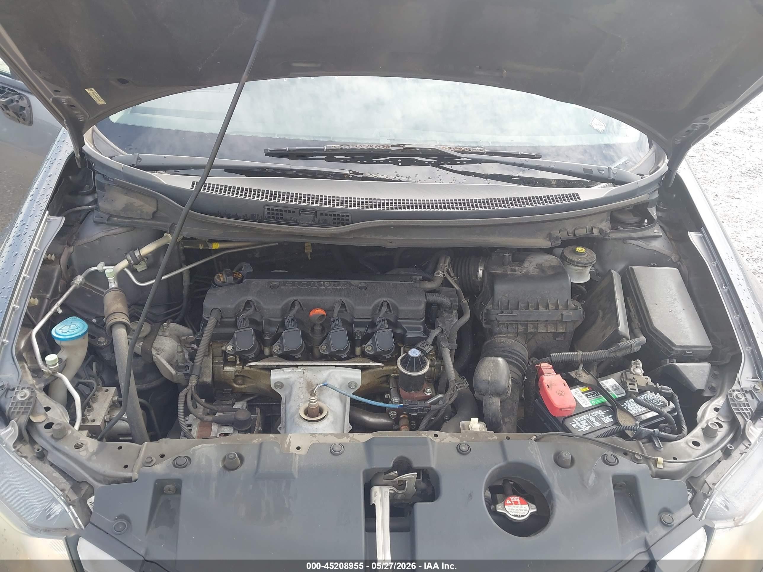 2013 Honda Civic Lx Gray vin: 19XFB2F59DE095996