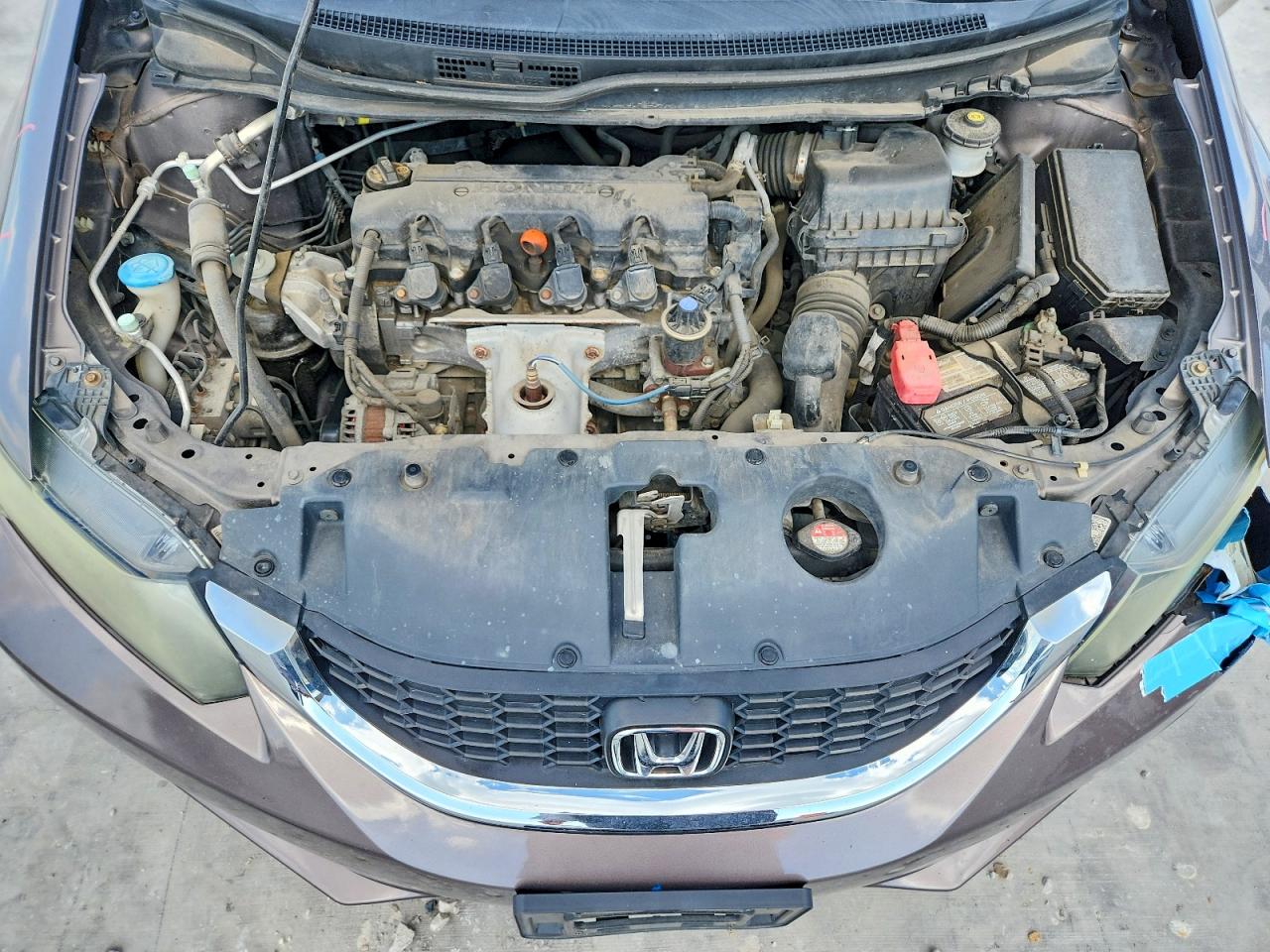 2013 Honda Civic Lx Gray vin: 19XFB2F59DE201458