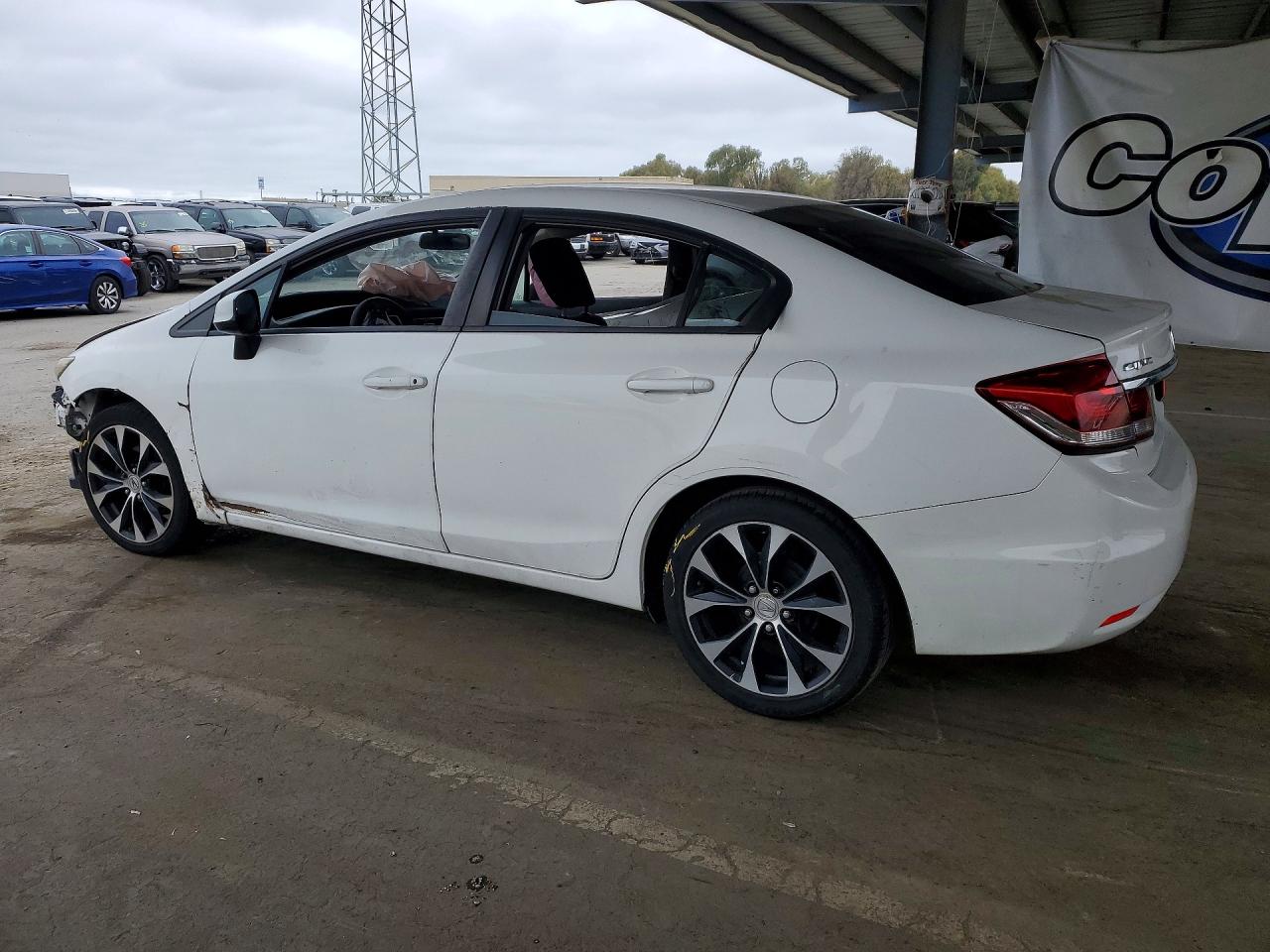 2013 Honda Civic Lx Белый vin: 19XFB2F59DE222066